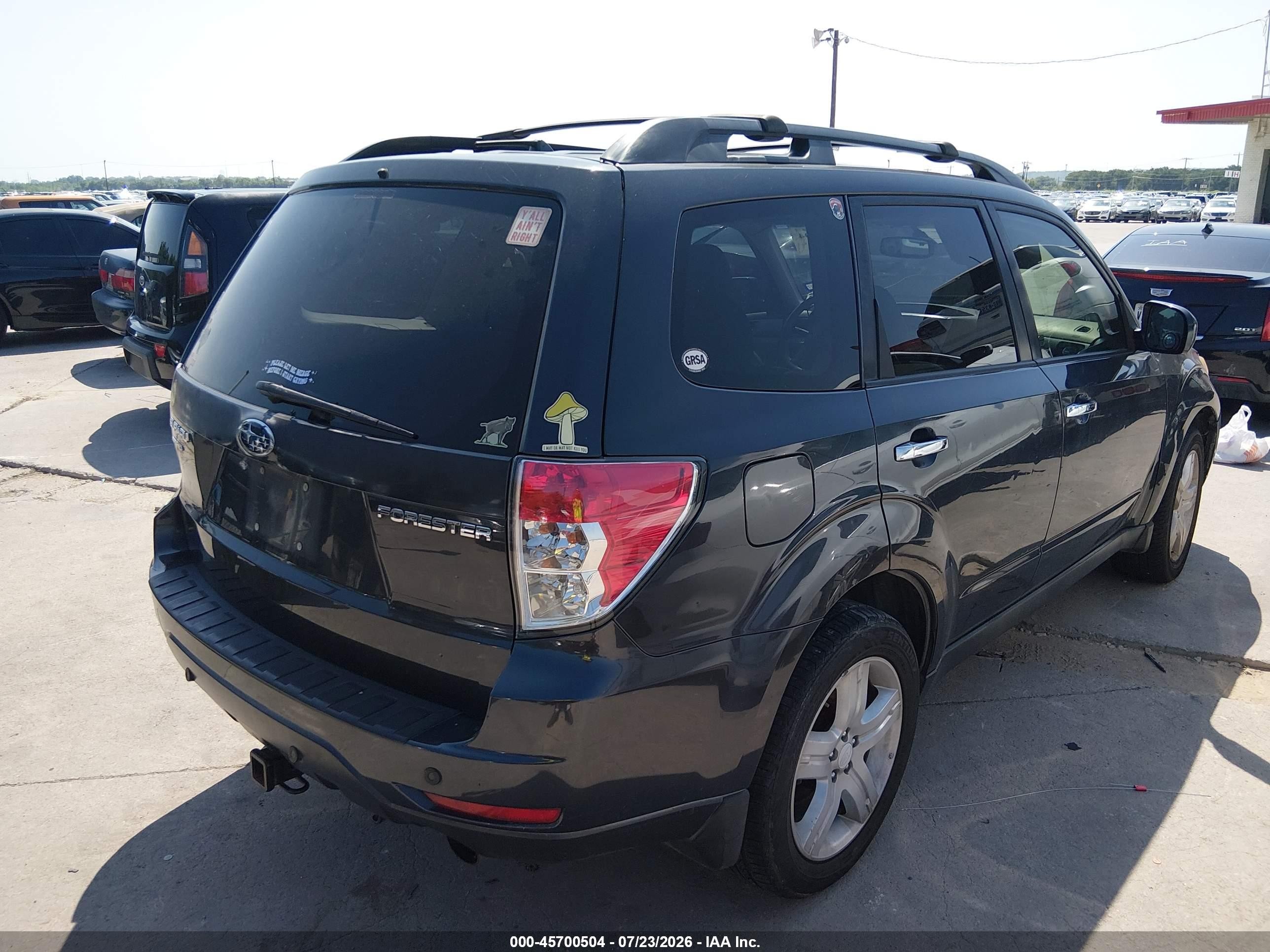 2010 Subaru Forester 2.5x Limited Gray vin: JF2SH6DC6AH908580