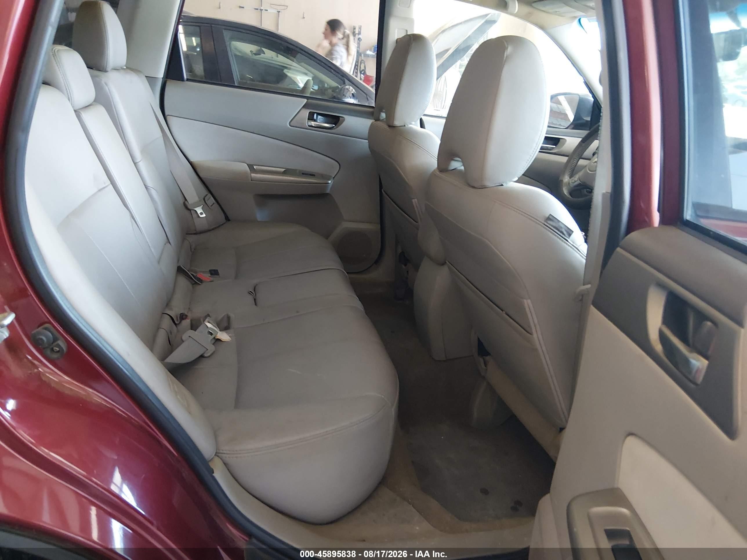 2010 Subaru Forester 2.5x Limited Темно-бордовый vin: JF2SH6DC7AH741470