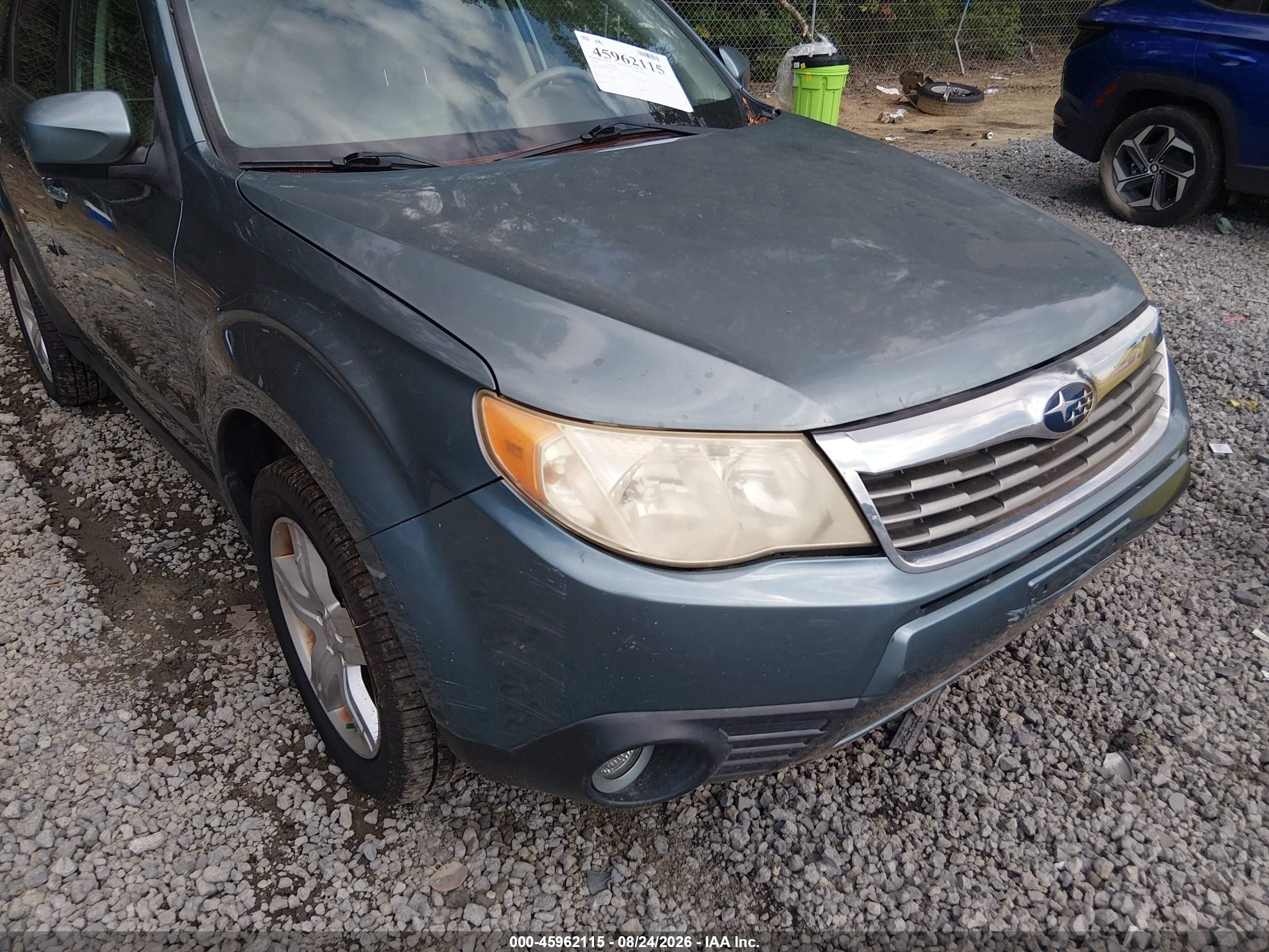 2010 Subaru Forester 2.5x Limited Light Blue vin: JF2SH6DC8AH719090