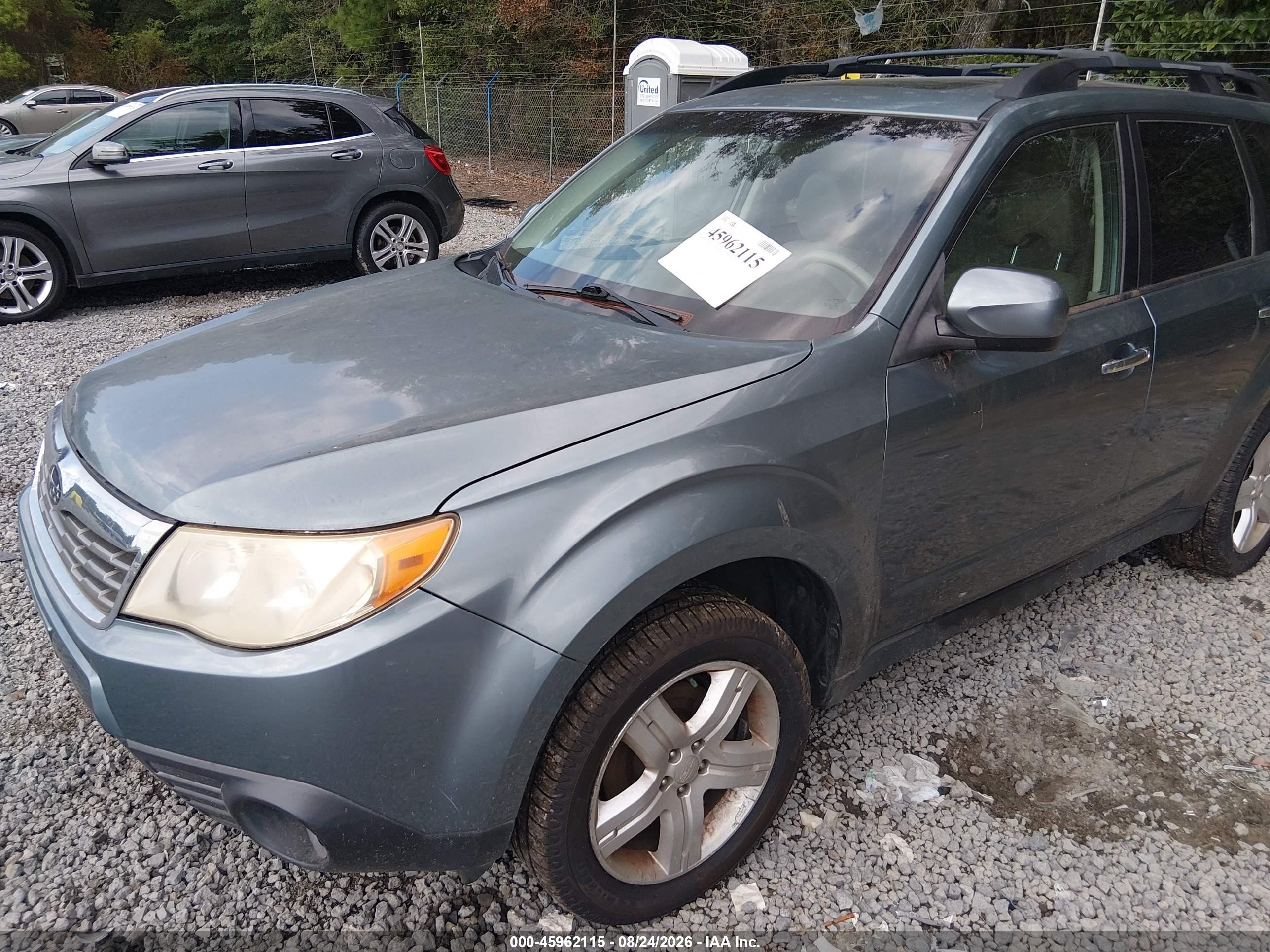 2010 Subaru Forester 2.5x Limited Light Blue vin: JF2SH6DC8AH719090