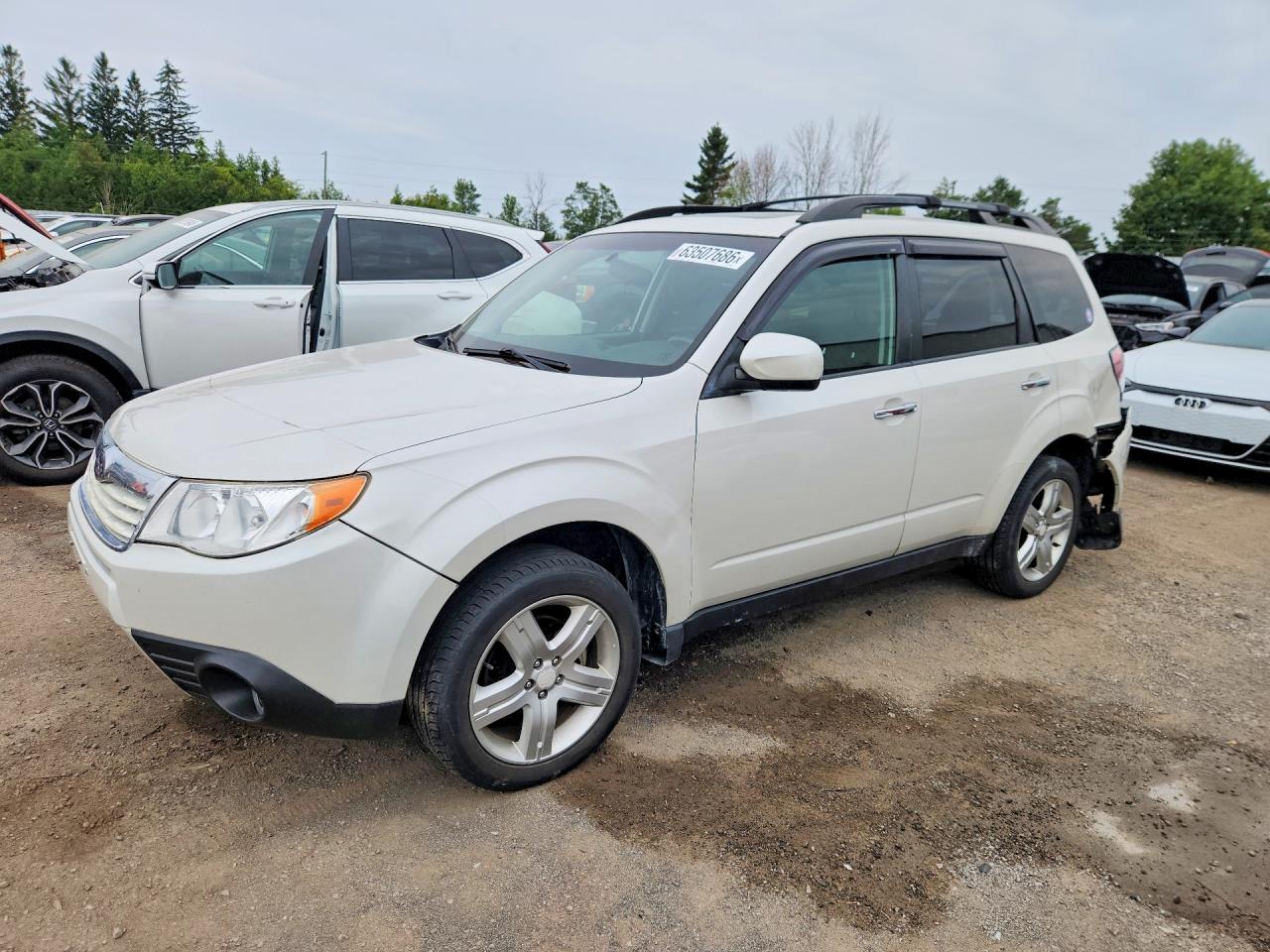 2010 Subaru Forester 2.5x Limited White vin: JF2SH6DC8AH794632
