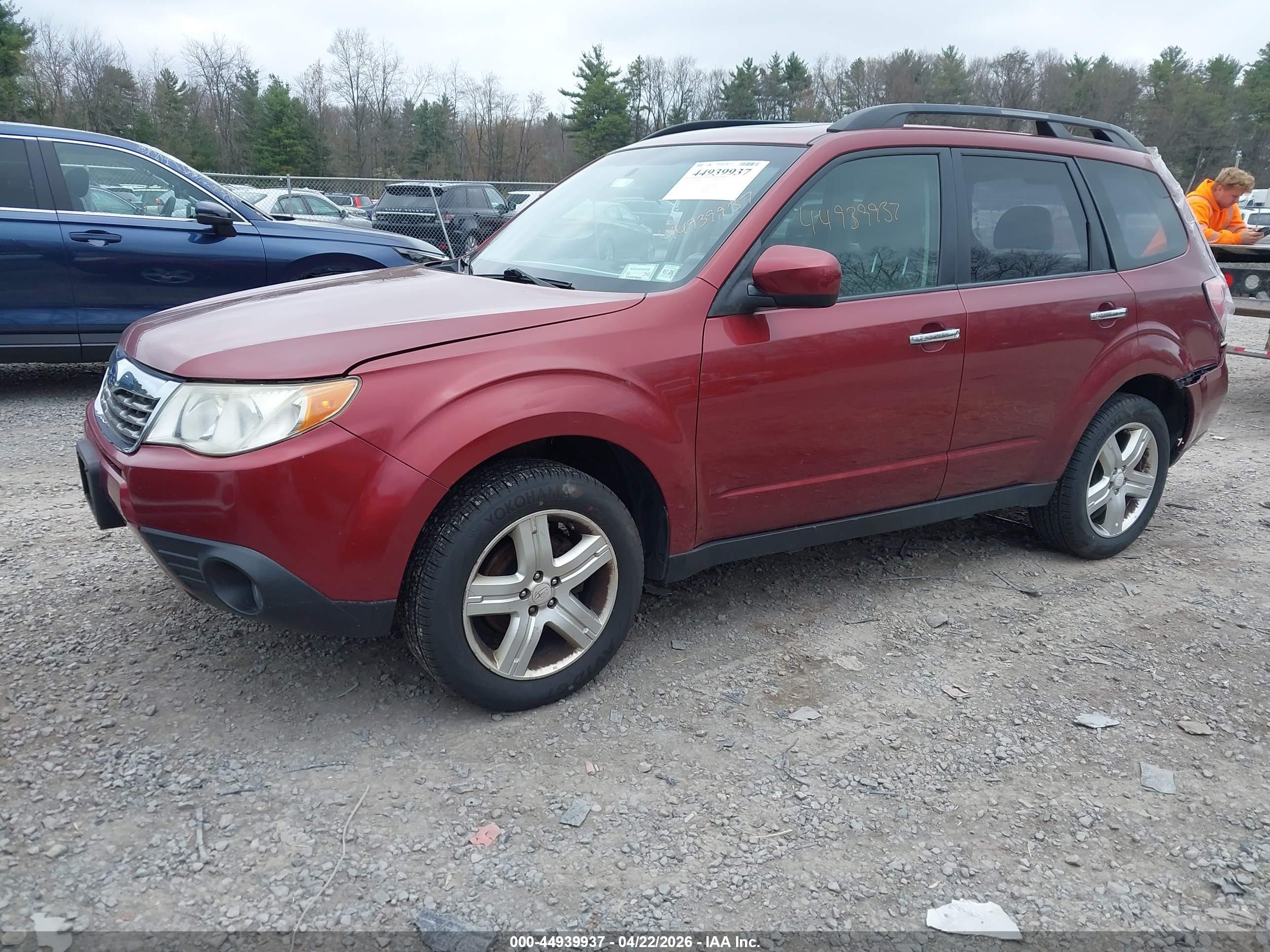 2010 Subaru Forester 2.5x Limited Red vin: JF2SH6DCXAH713856