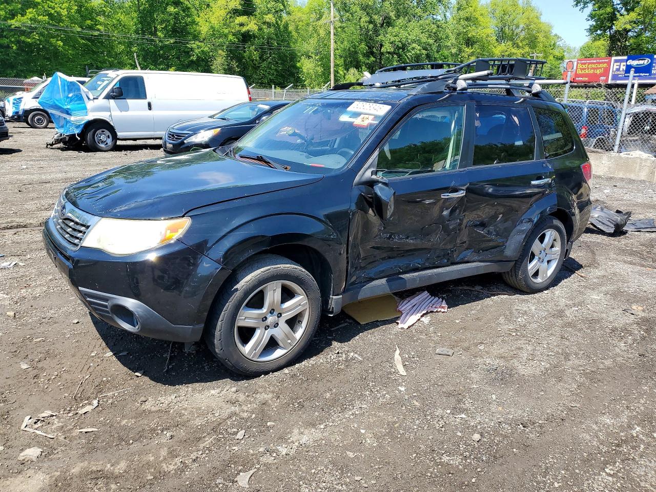 2010 Subaru Forester 2.5x Limited Black vin: JF2SH6DCXAH777637