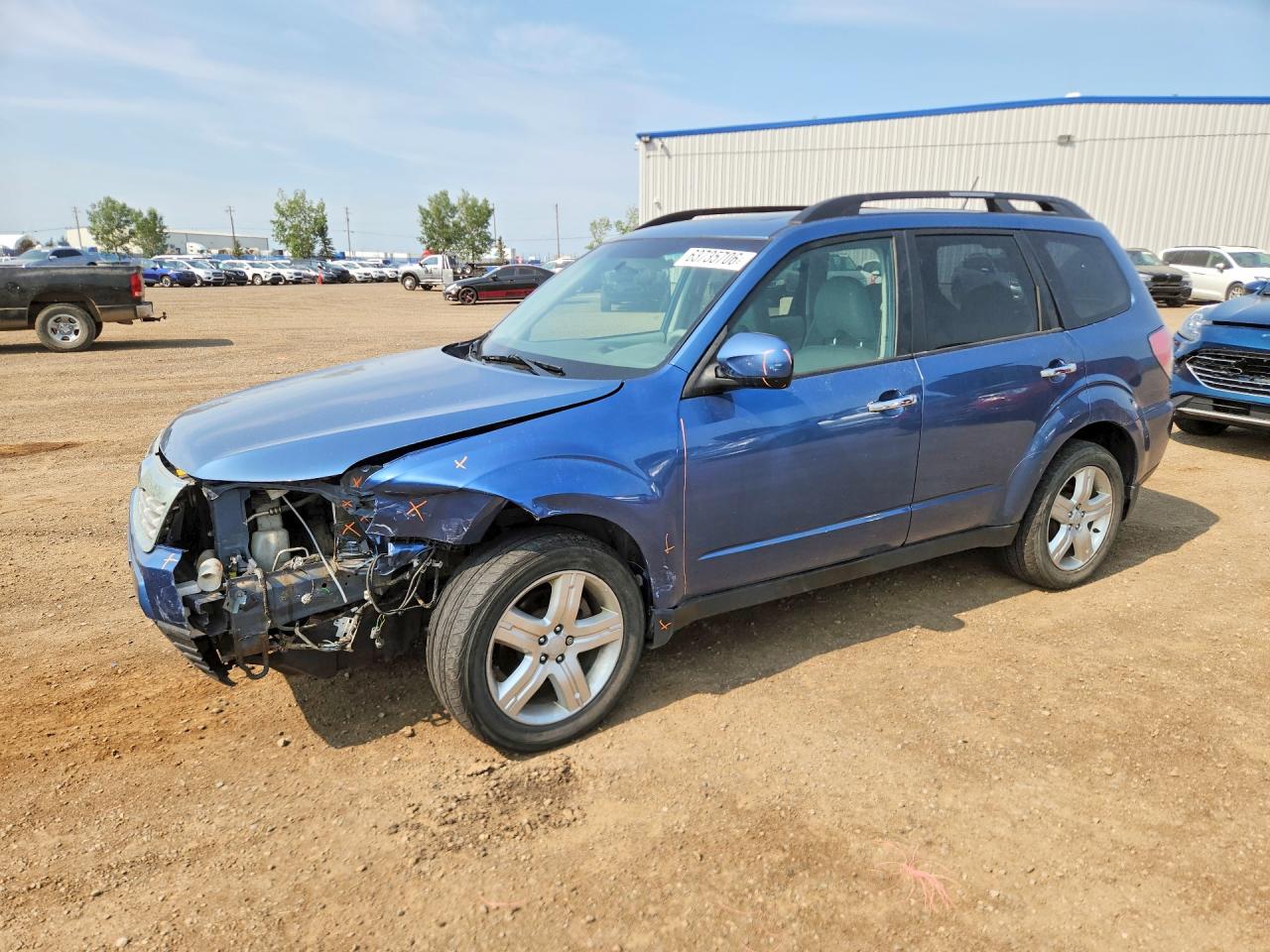 2010 Subaru Forester 2.5x Limited Blue vin: JF2SH6DCXAH786712