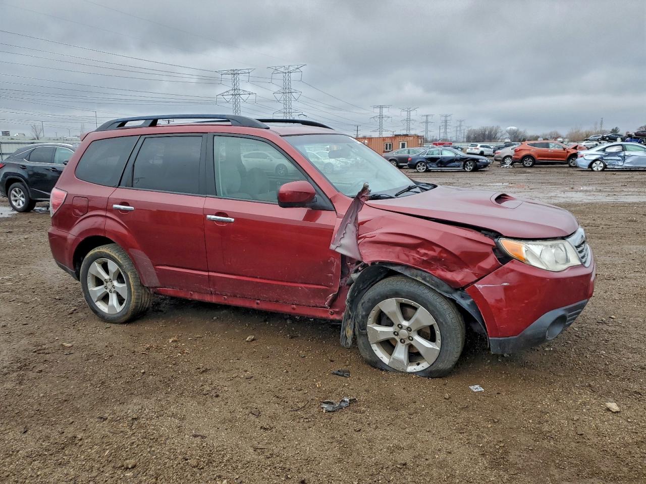 2010 Subaru Forester 2.5xt Red vin: JF2SH6EC6AH721323