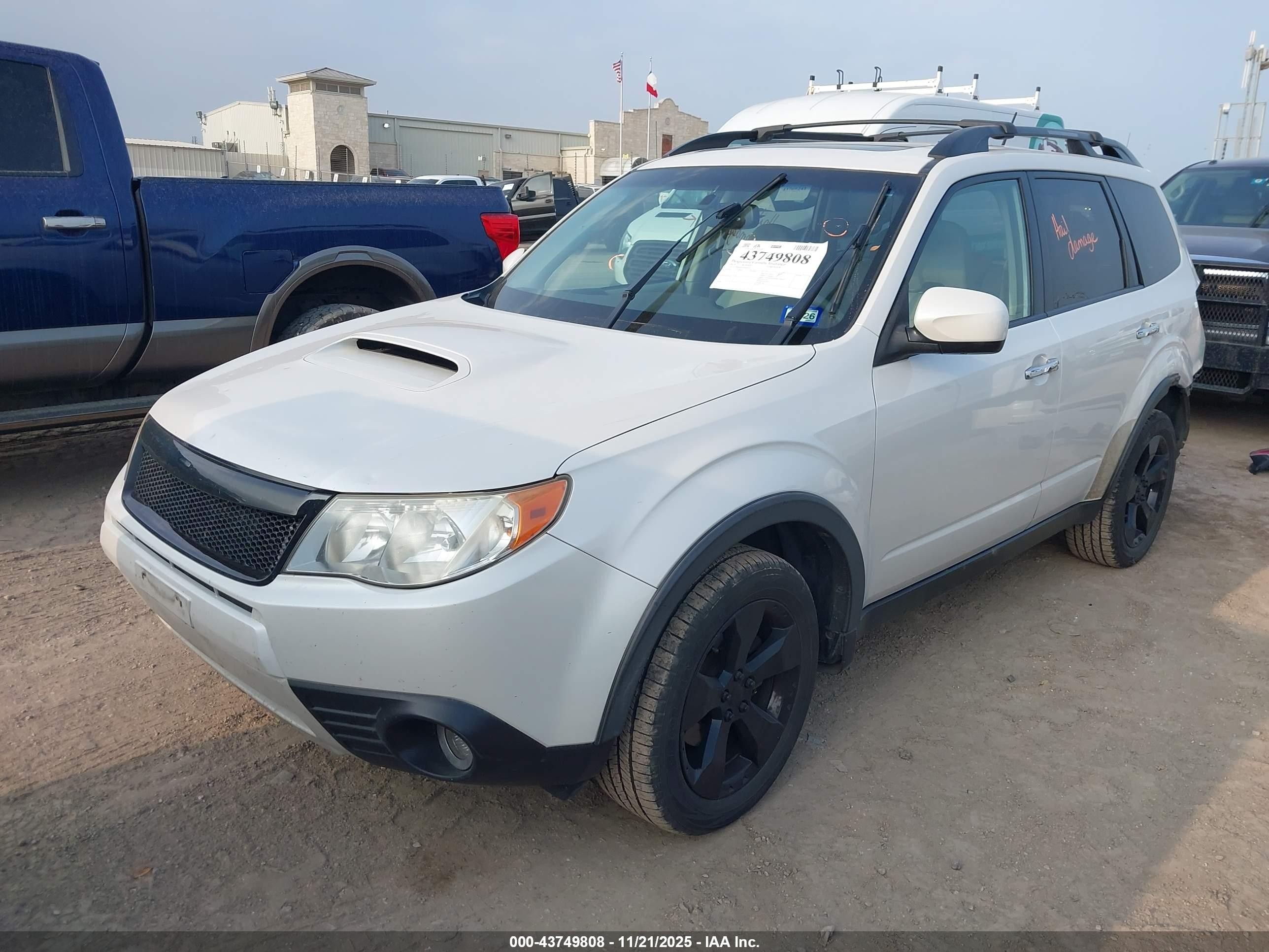 2010 Subaru Forester 2.5xt Premium Белый vin: JF2SH6EC8AH800122