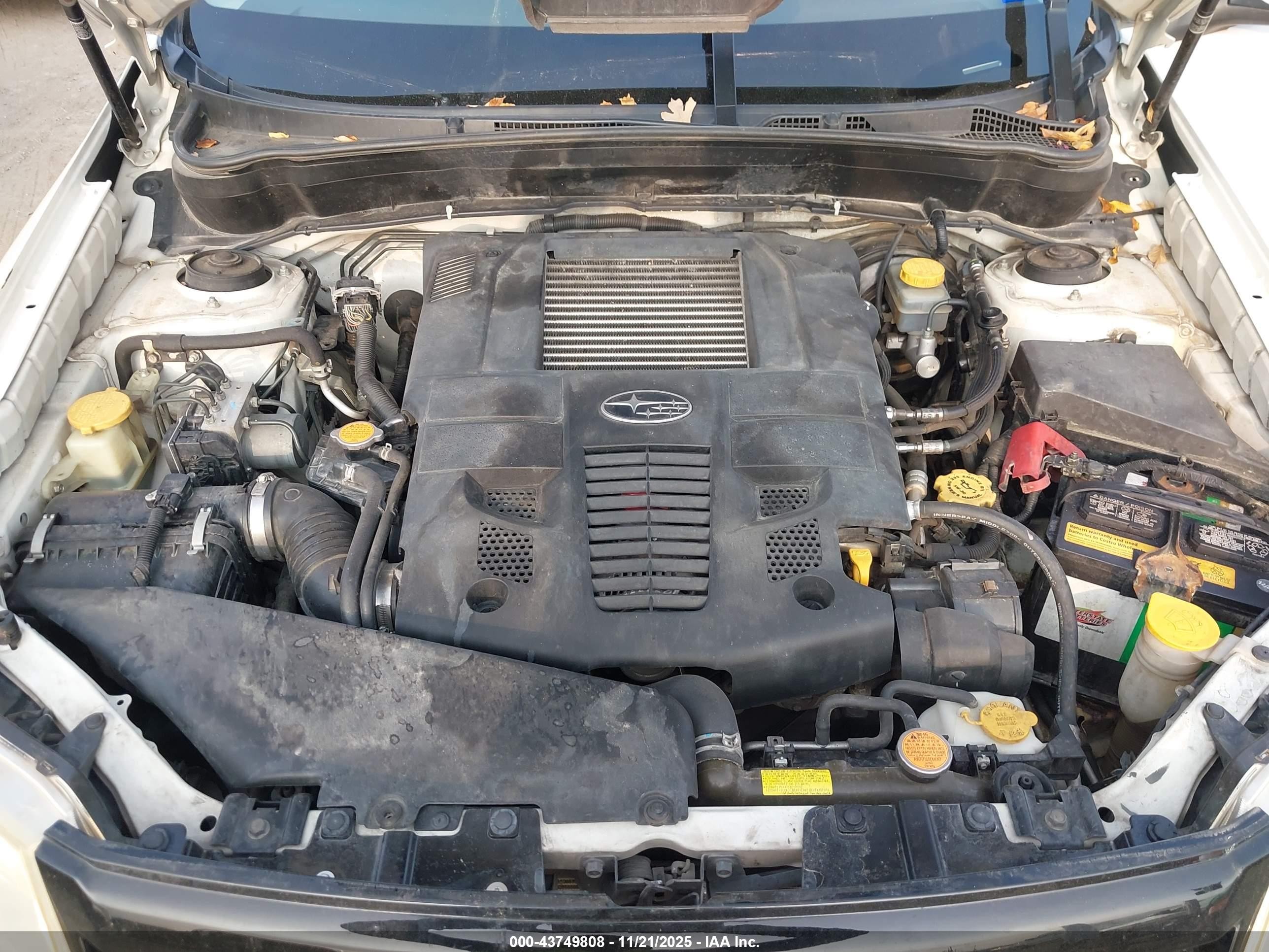 2010 Subaru Forester 2.5xt Premium Белый vin: JF2SH6EC8AH800122
