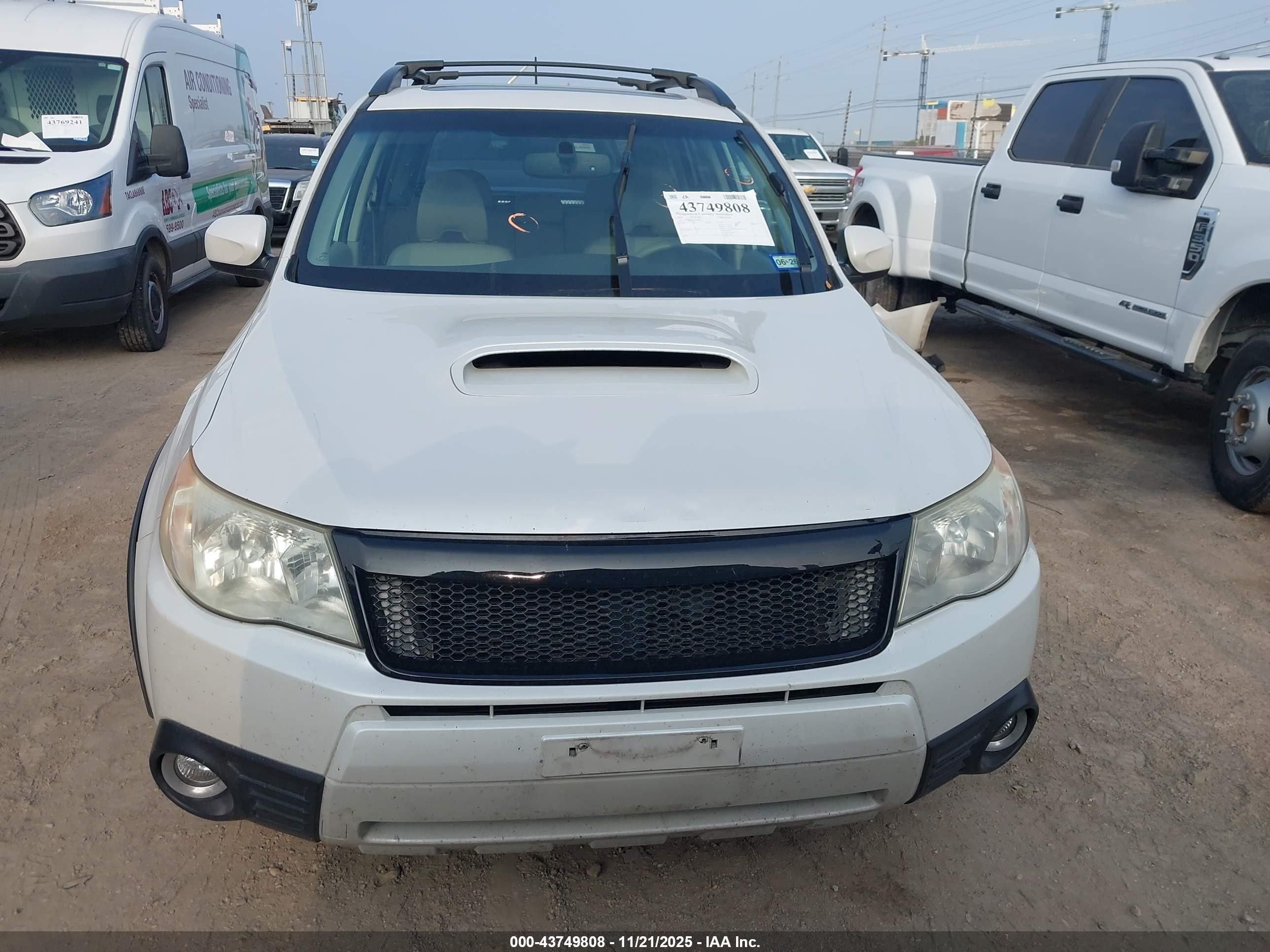2010 Subaru Forester 2.5xt Premium Белый vin: JF2SH6EC8AH800122