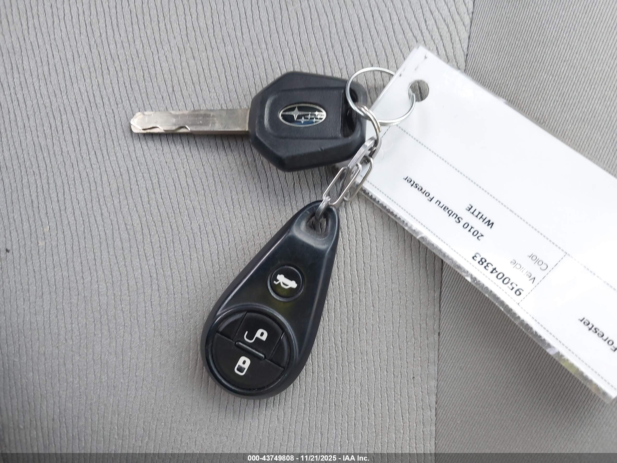 2010 Subaru Forester 2.5xt Premium Белый vin: JF2SH6EC8AH800122