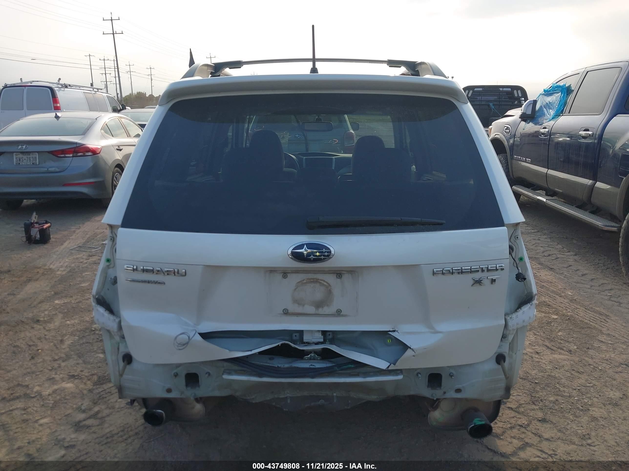 2010 Subaru Forester 2.5xt Premium Белый vin: JF2SH6EC8AH800122