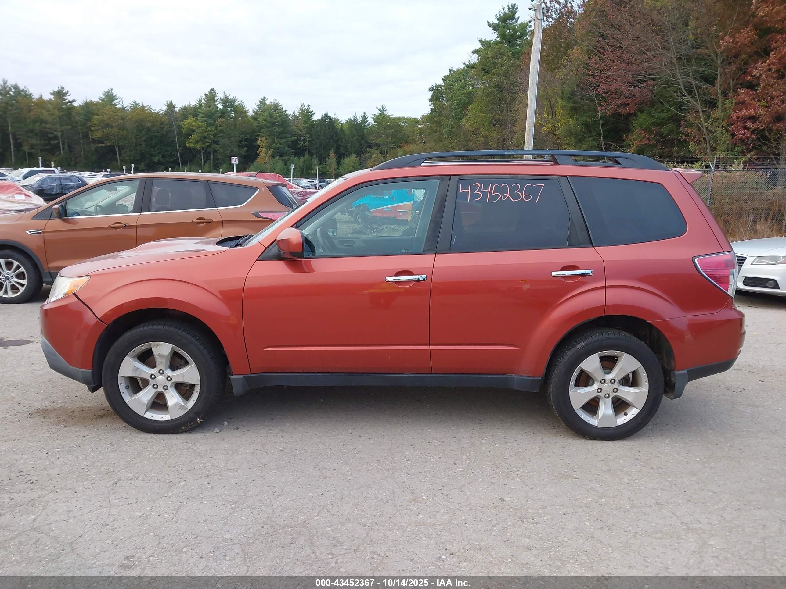 2010 Subaru Forester 2.5xt Premium Orange vin: JF2SH6ECXAH704038