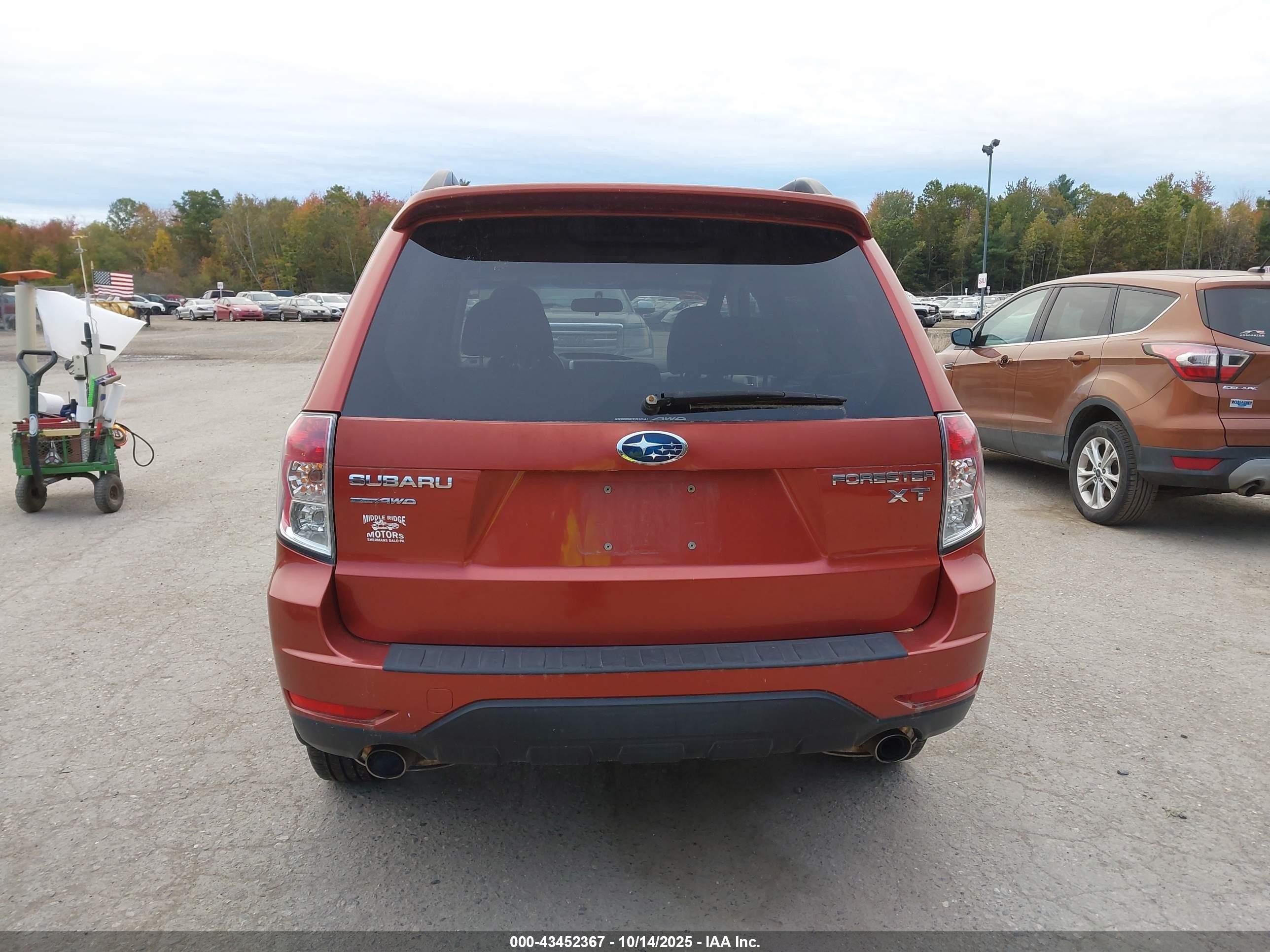 2010 Subaru Forester 2.5xt Premium Orange vin: JF2SH6ECXAH704038