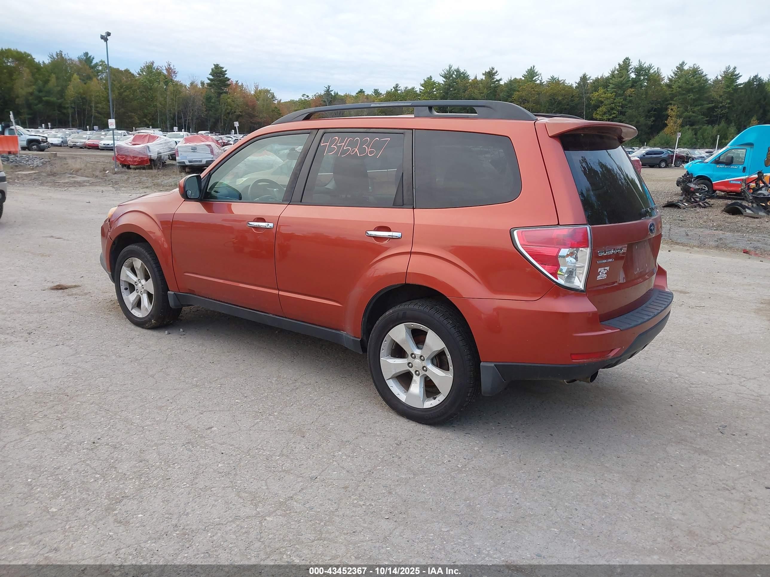 2010 Subaru Forester 2.5xt Premium Orange vin: JF2SH6ECXAH704038