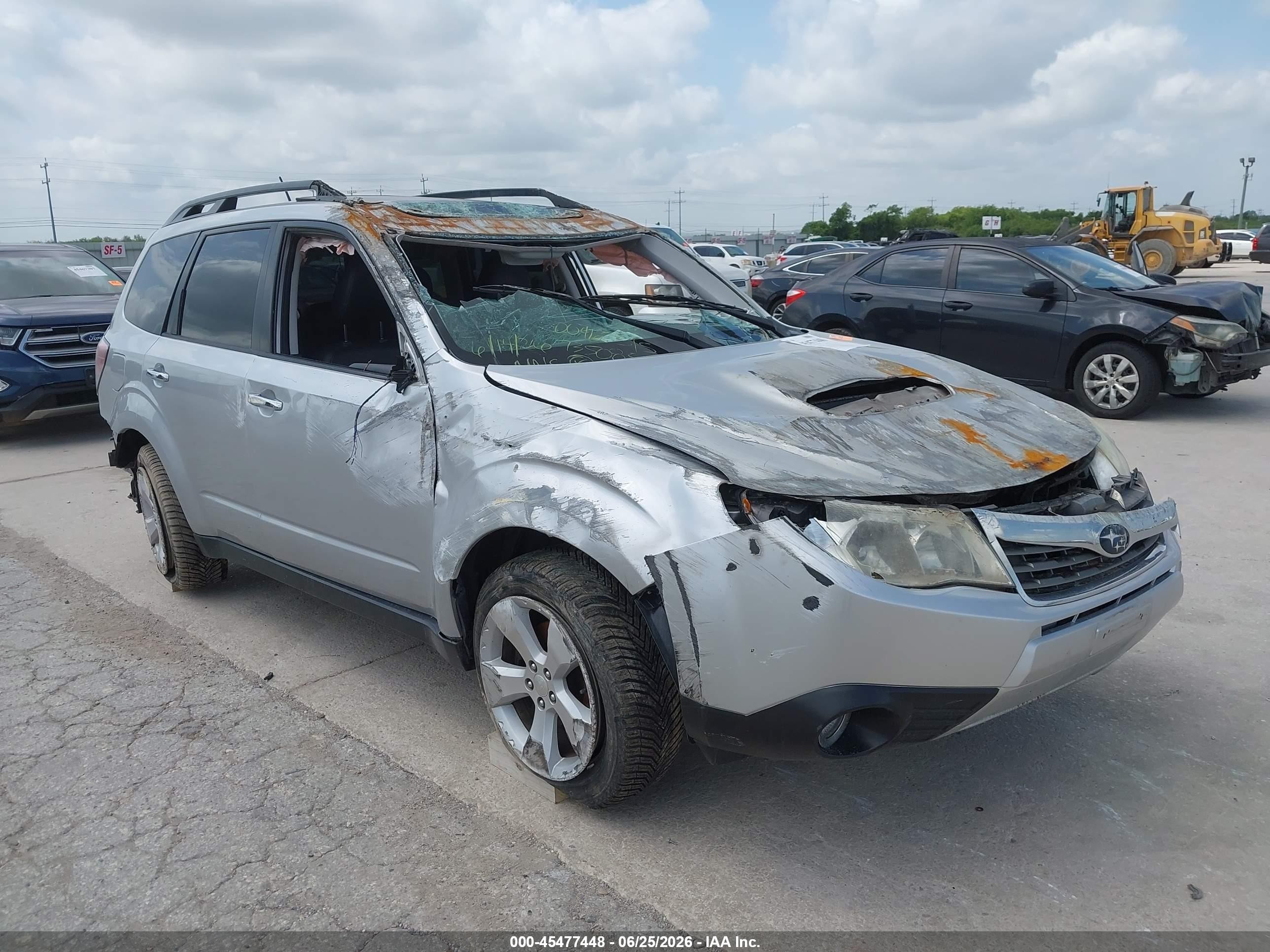 2010 Subaru Forester 2.5xt Limited Серебряный vin: JF2SH6FC0AH735085