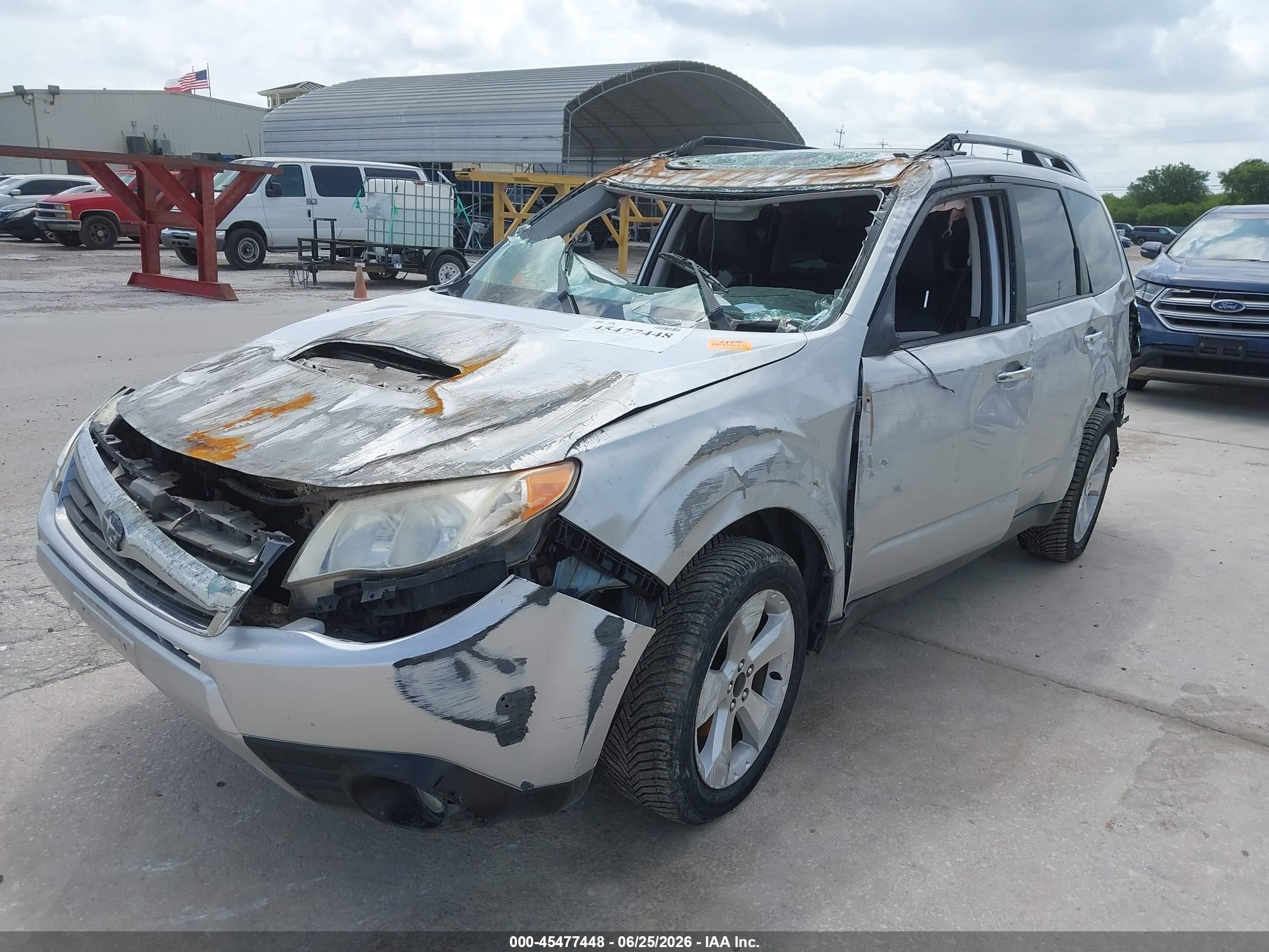 2010 Subaru Forester 2.5xt Limited Серебряный vin: JF2SH6FC0AH735085