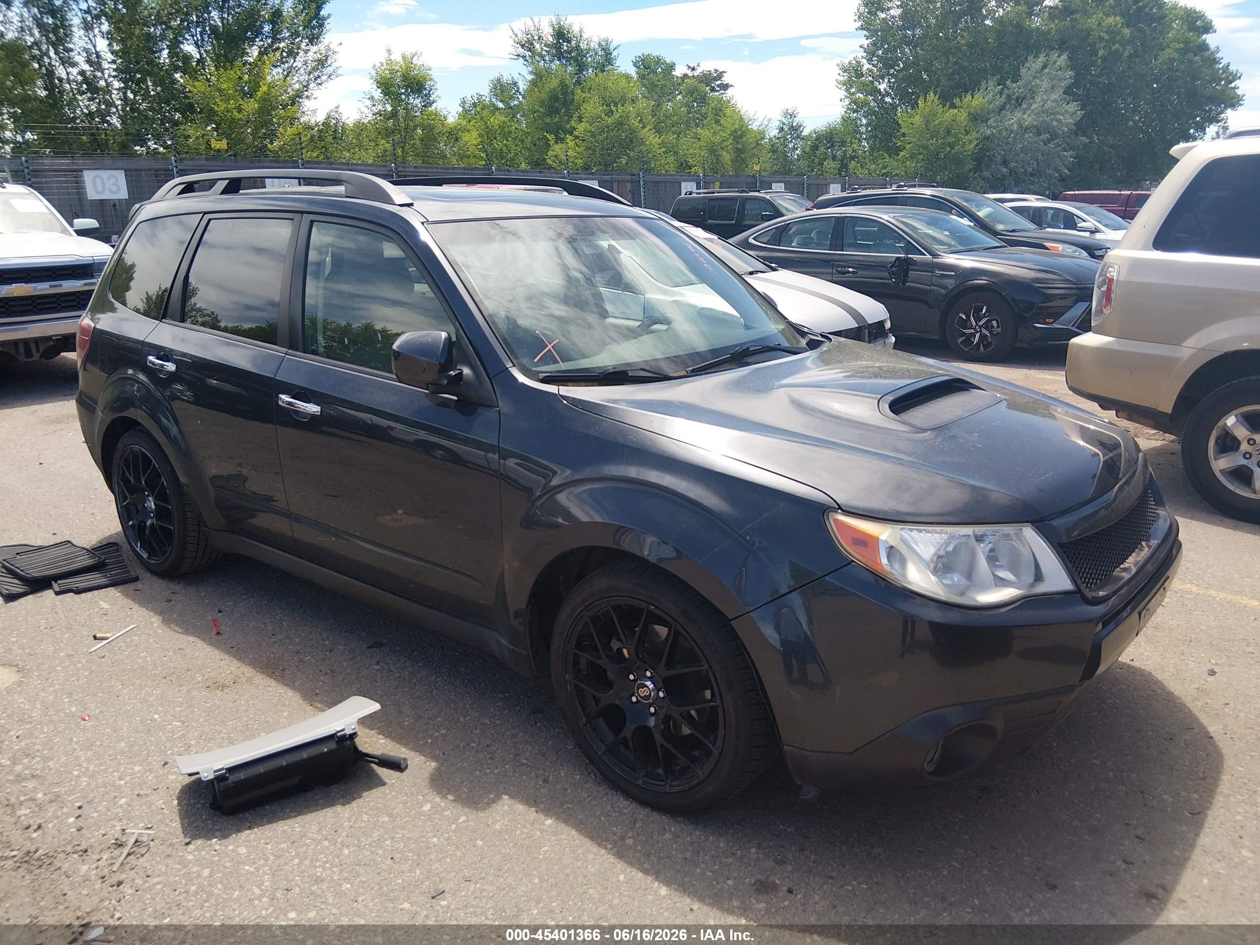 2010 Subaru Forester 2.5xt Limited Black vin: JF2SH6FC1AH767740
