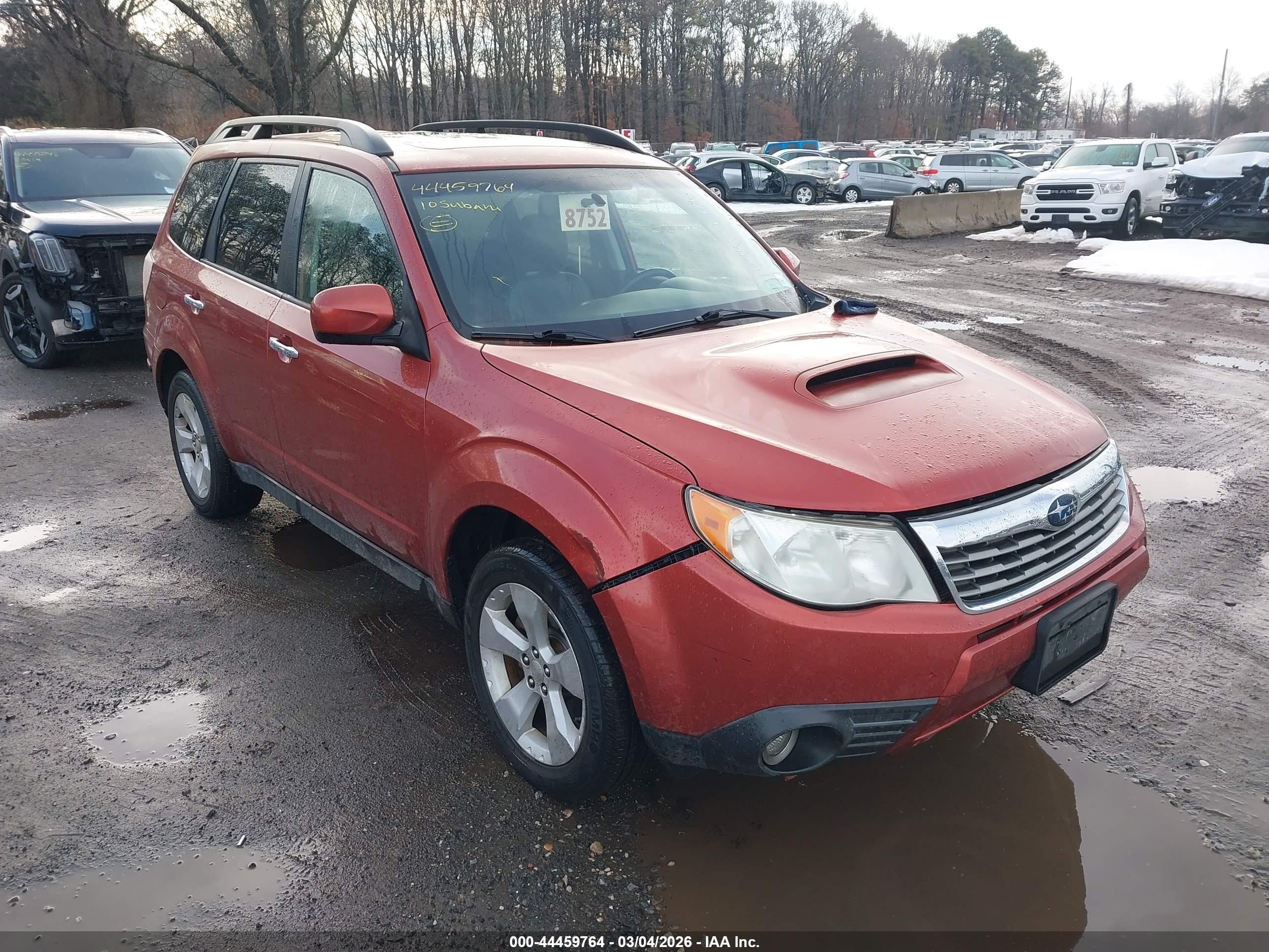 2010 Subaru Forester 2.5xt Limited Orange vin: JF2SH6FC1AH799376