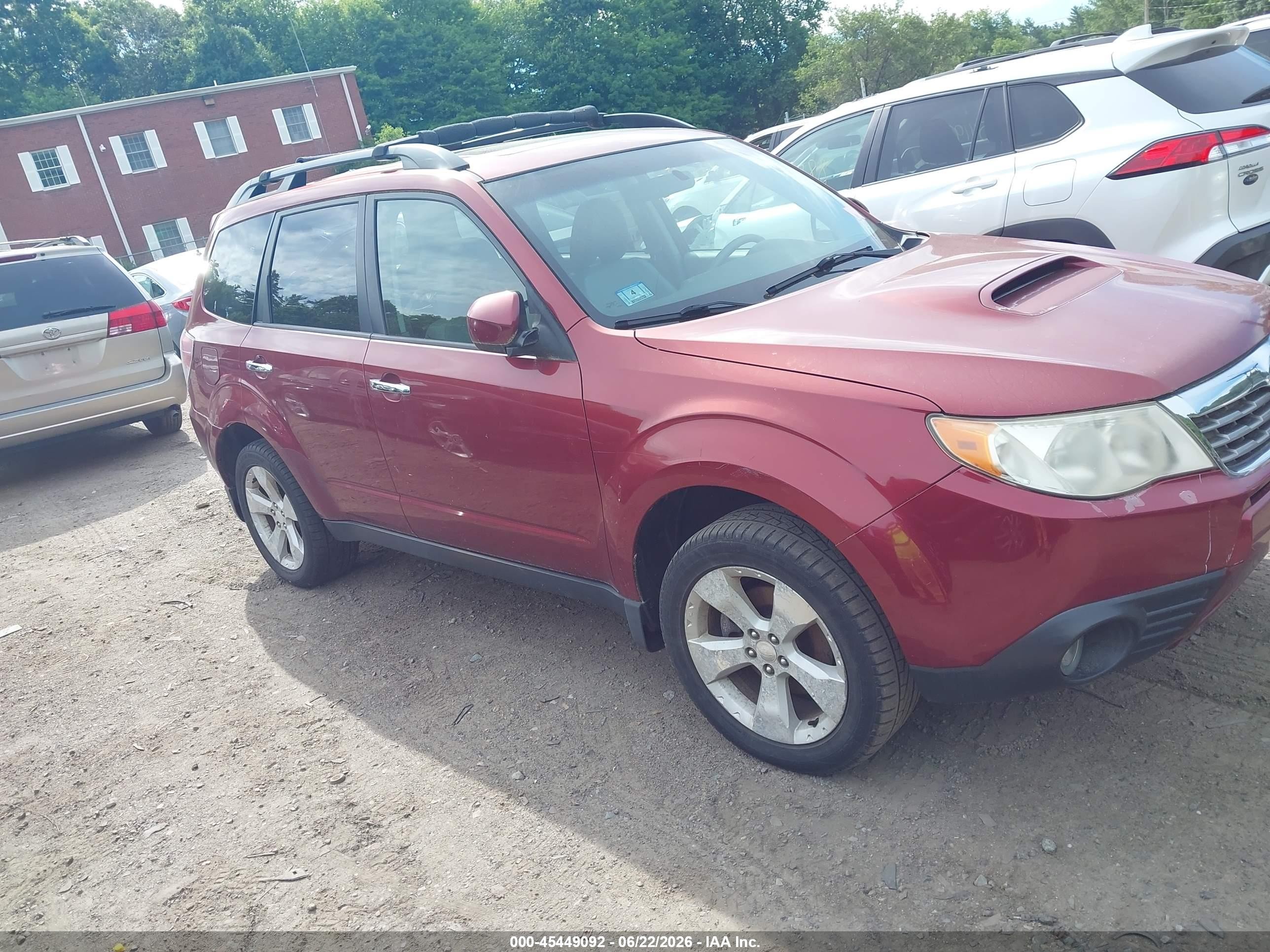2010 Subaru Forester 2.5xt Limited Maroon vin: JF2SH6FC2AH764703