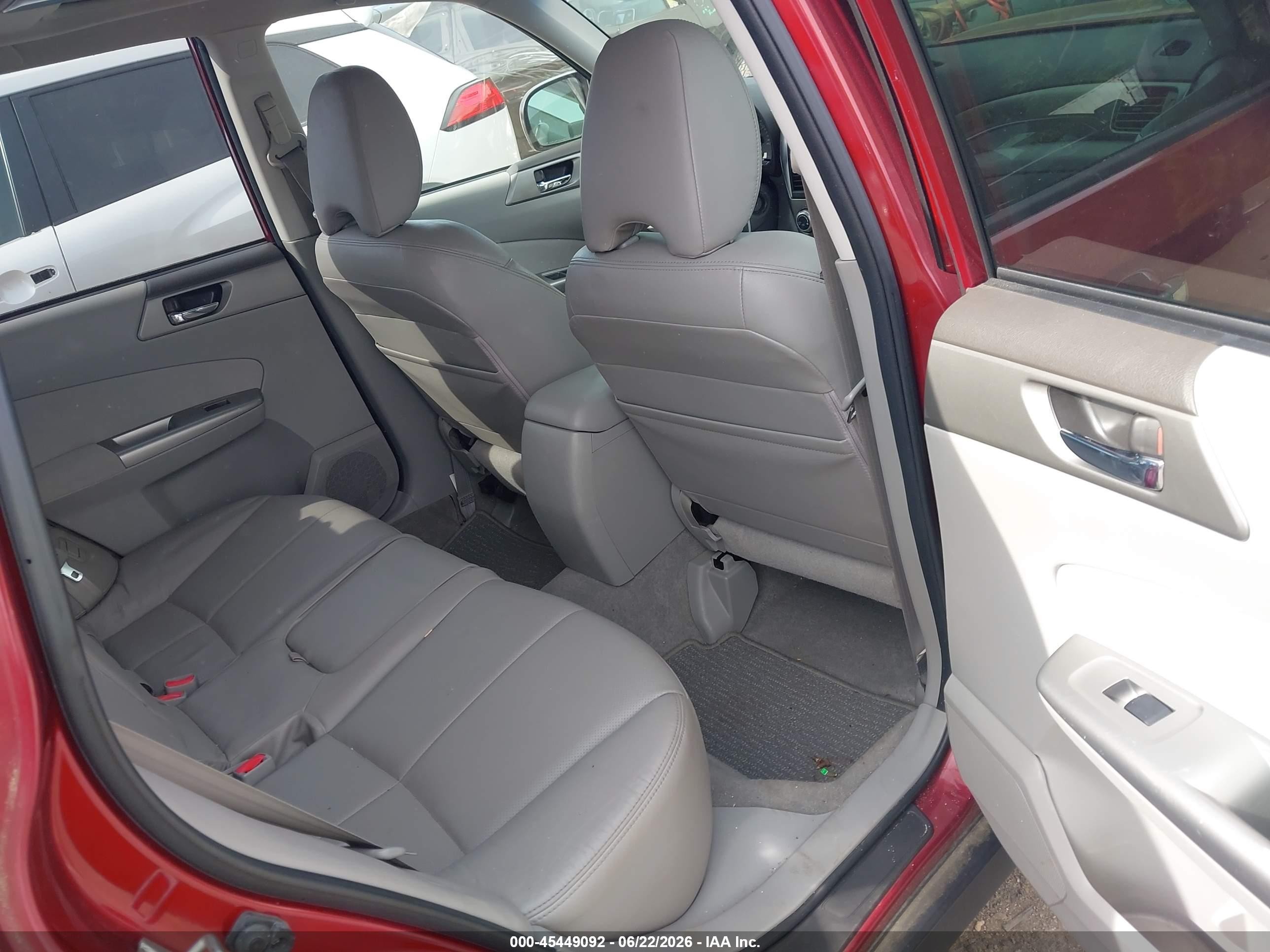 2010 Subaru Forester 2.5xt Limited Maroon vin: JF2SH6FC2AH764703