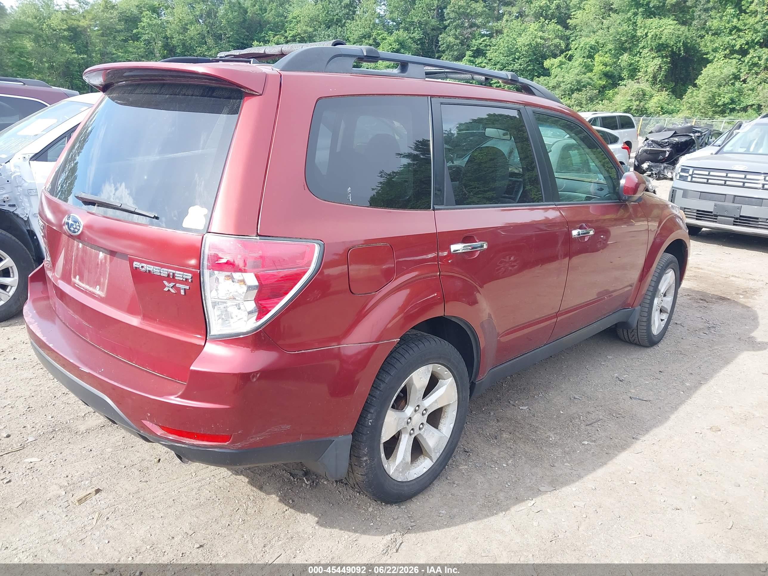 2010 Subaru Forester 2.5xt Limited Maroon vin: JF2SH6FC2AH764703