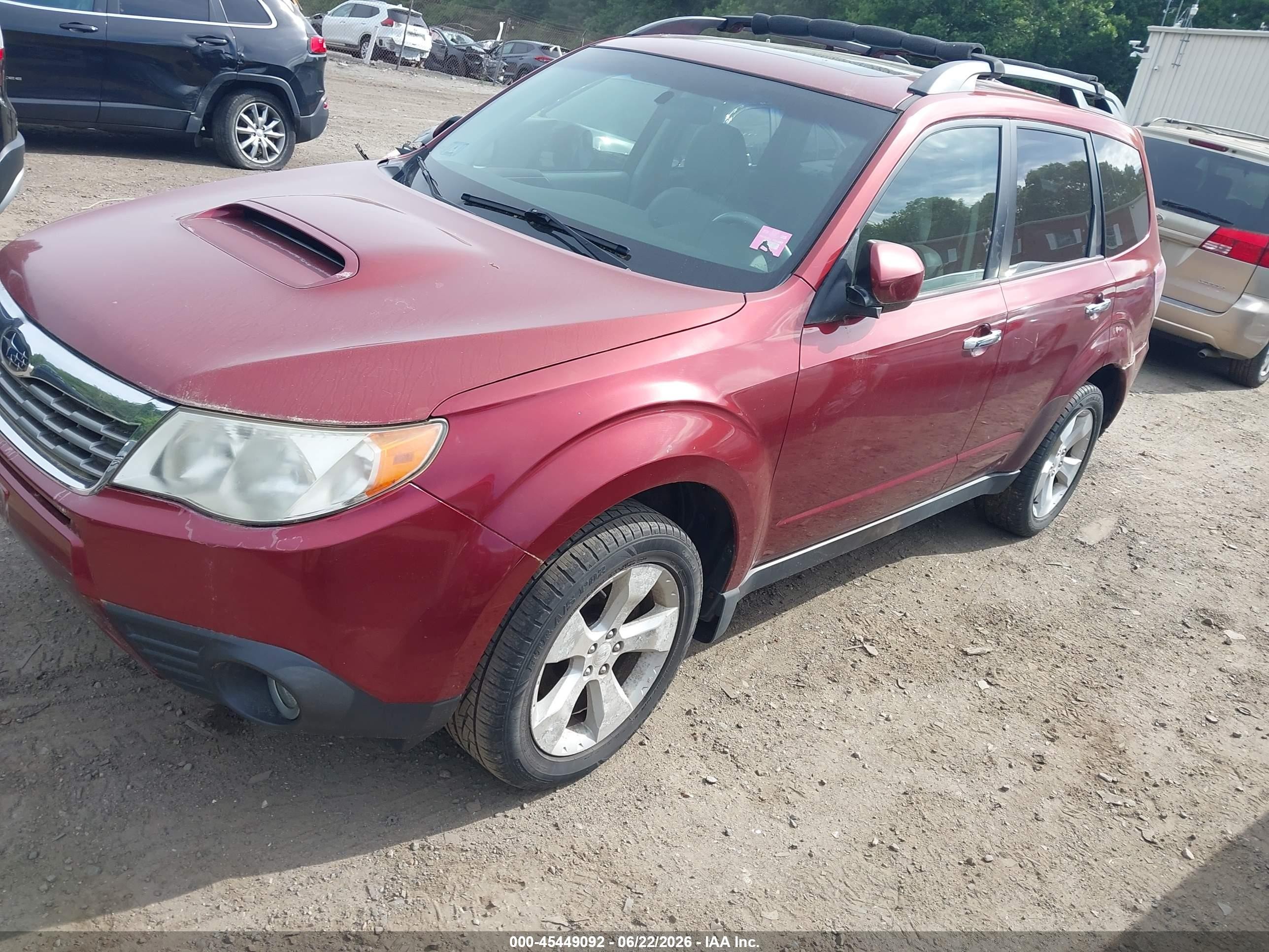 2010 Subaru Forester 2.5xt Limited Maroon vin: JF2SH6FC2AH764703