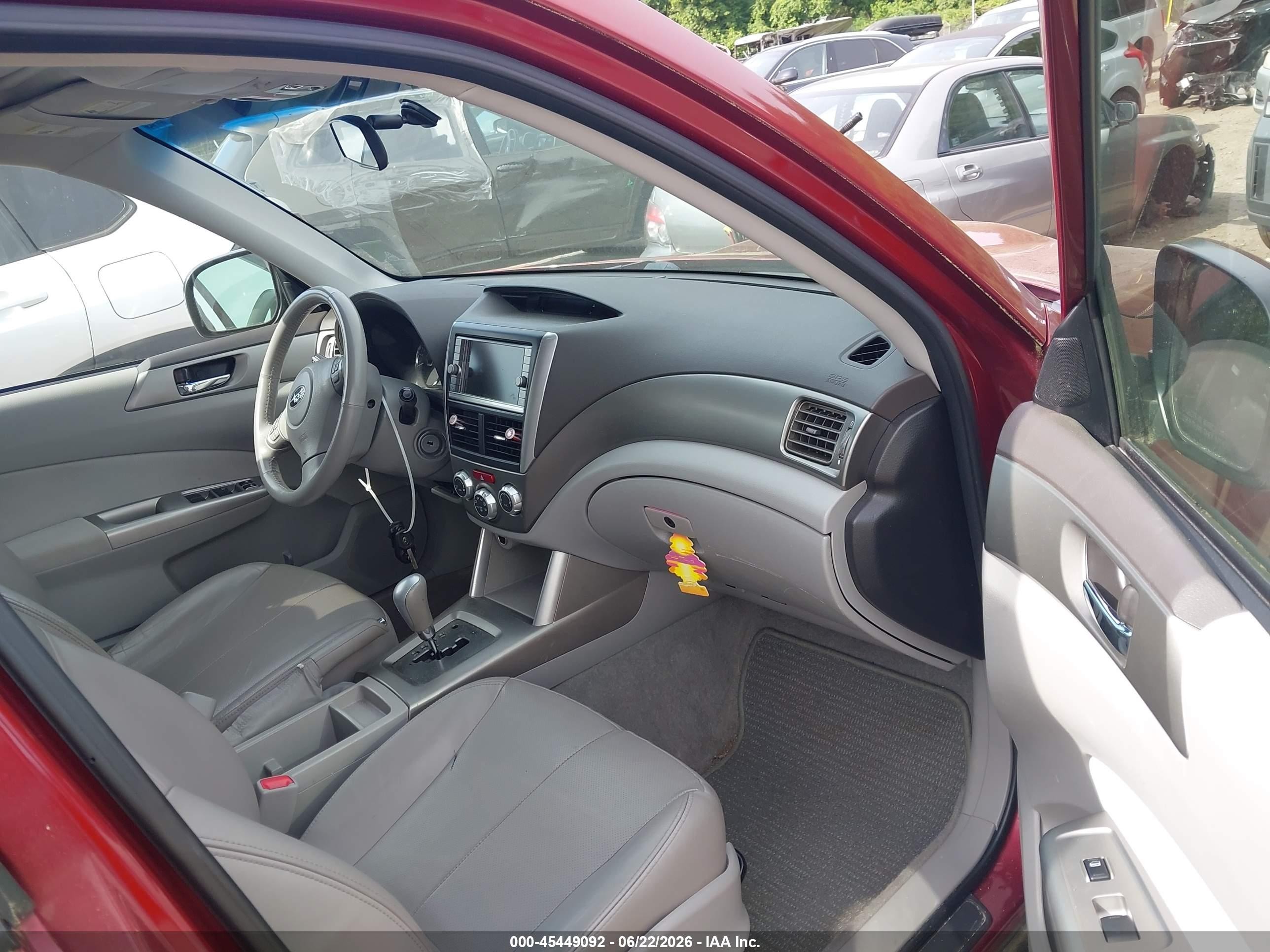 2010 Subaru Forester 2.5xt Limited Maroon vin: JF2SH6FC2AH764703