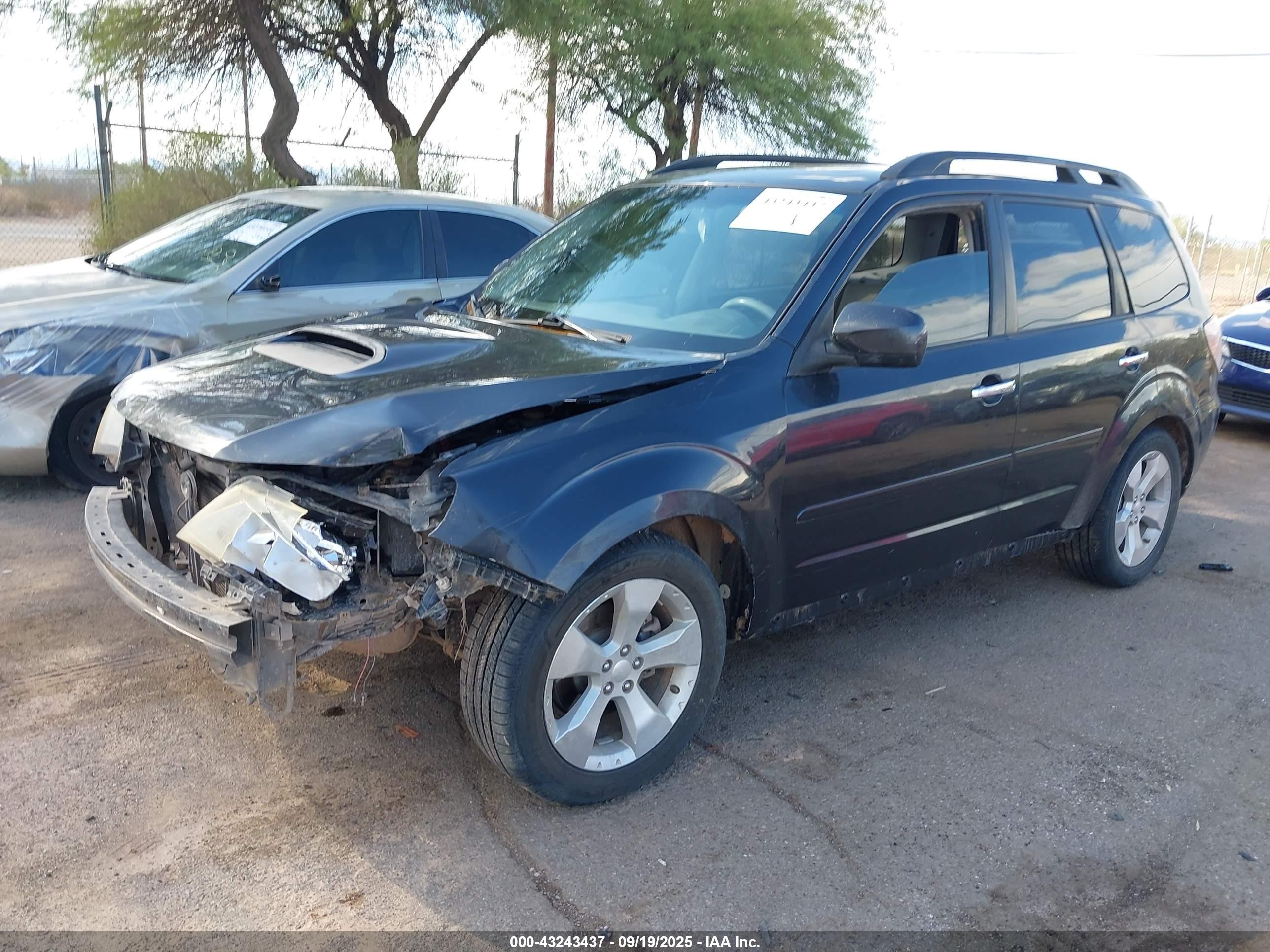 2010 Subaru Forester 2.5xt Limited Black vin: JF2SH6FC3AH727255