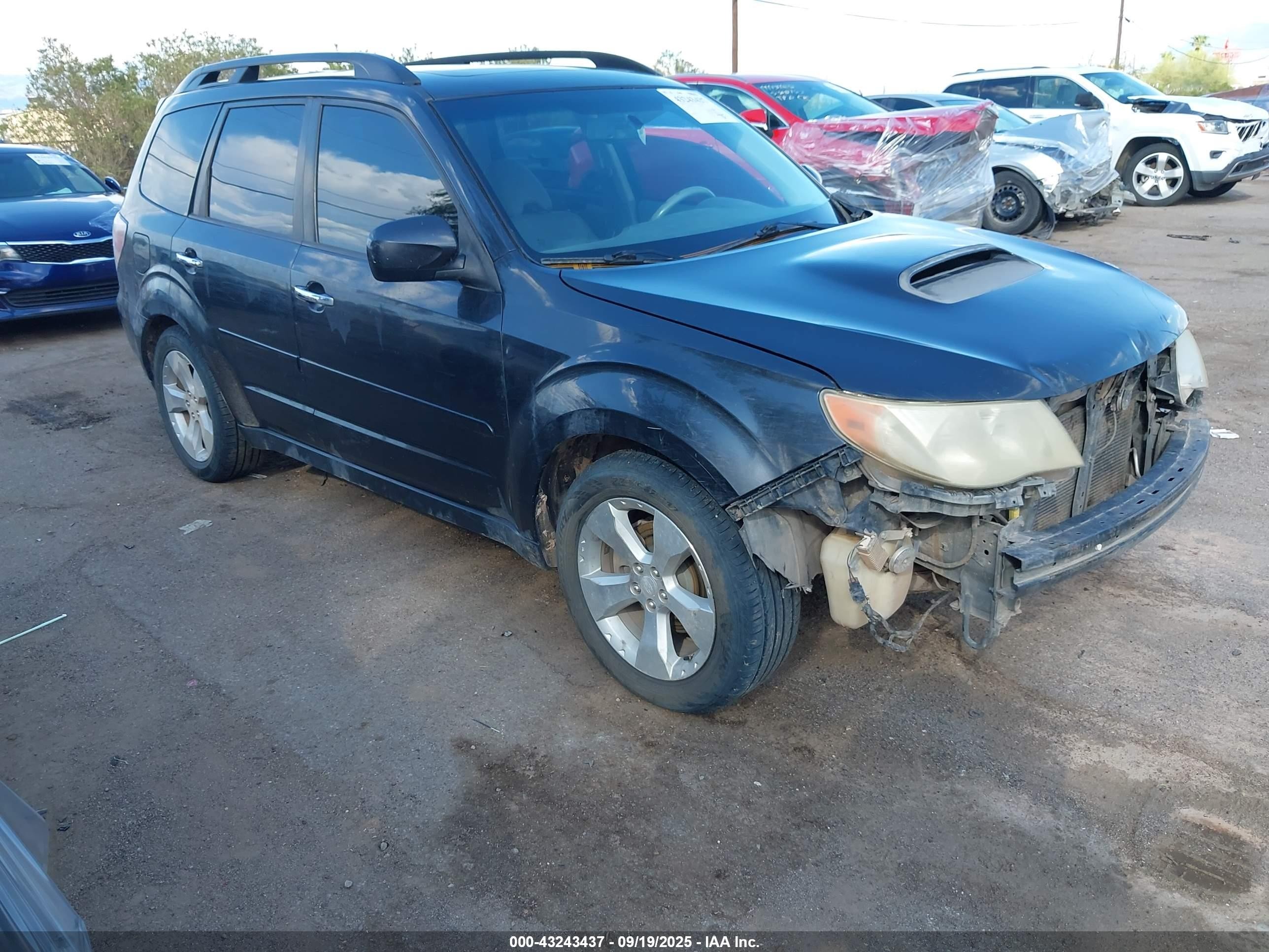2010 Subaru Forester 2.5xt Limited Black vin: JF2SH6FC3AH727255
