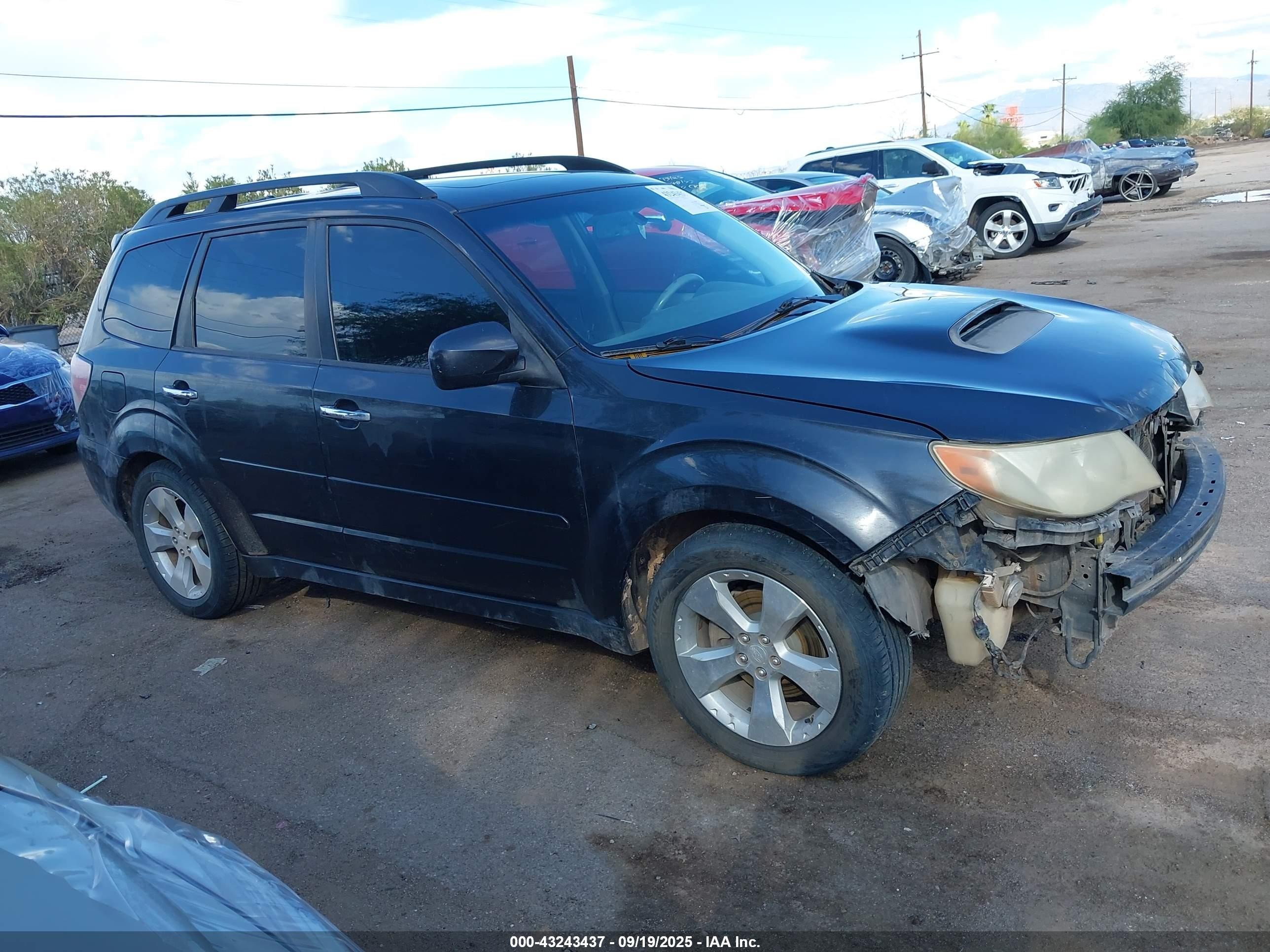 2010 Subaru Forester 2.5xt Limited Black vin: JF2SH6FC3AH727255