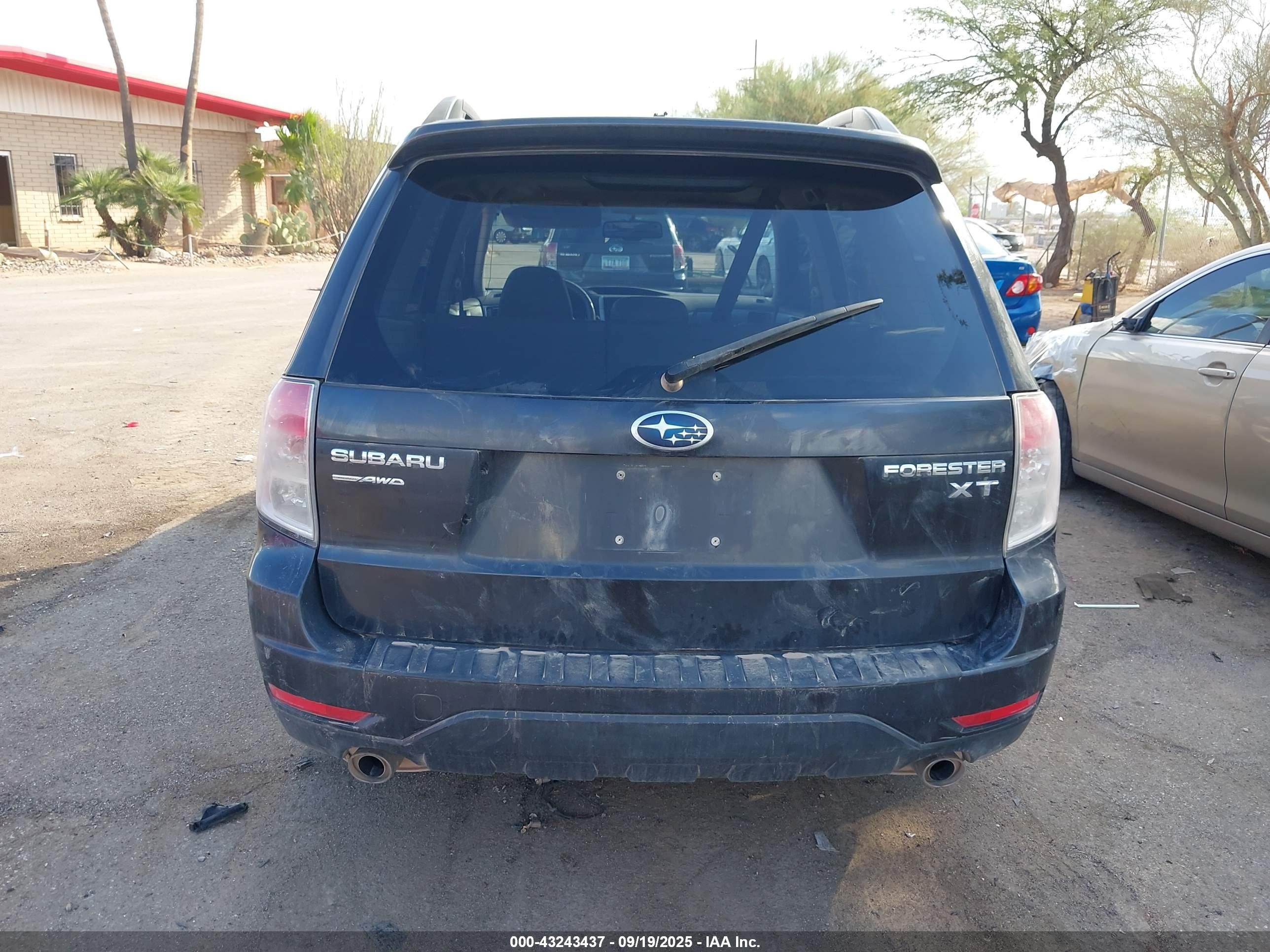 2010 Subaru Forester 2.5xt Limited Black vin: JF2SH6FC3AH727255