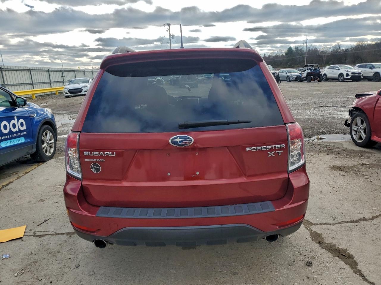 2010 Subaru Forester 2.5xt Limited Burgundy vin: JF2SH6FC3AH910848