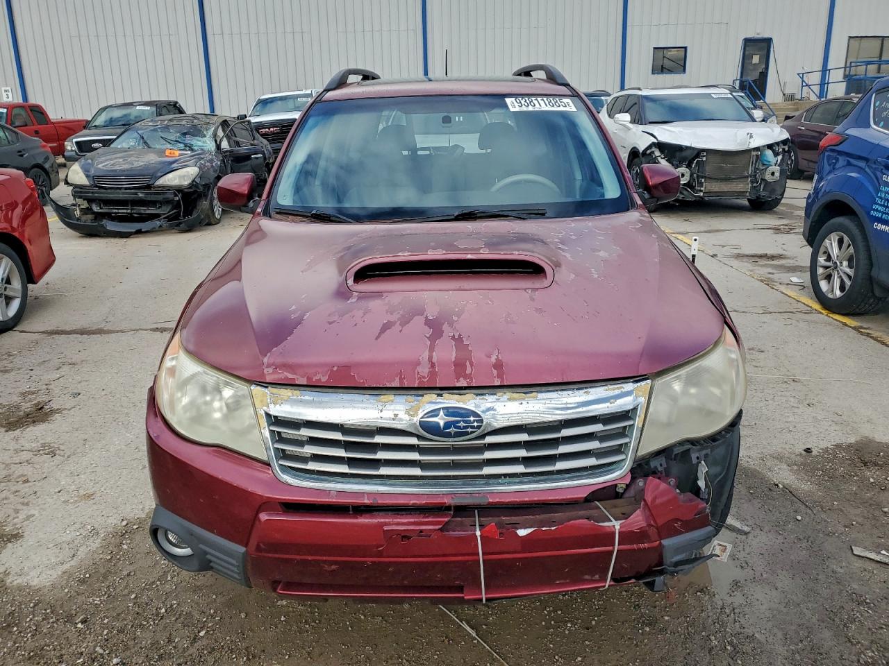 2010 Subaru Forester 2.5xt Limited Burgundy vin: JF2SH6FC3AH910848