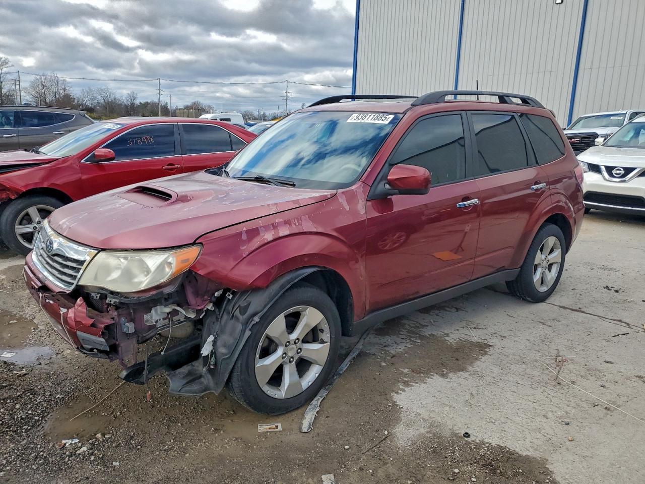 2010 Subaru Forester 2.5xt Limited Burgundy vin: JF2SH6FC3AH910848