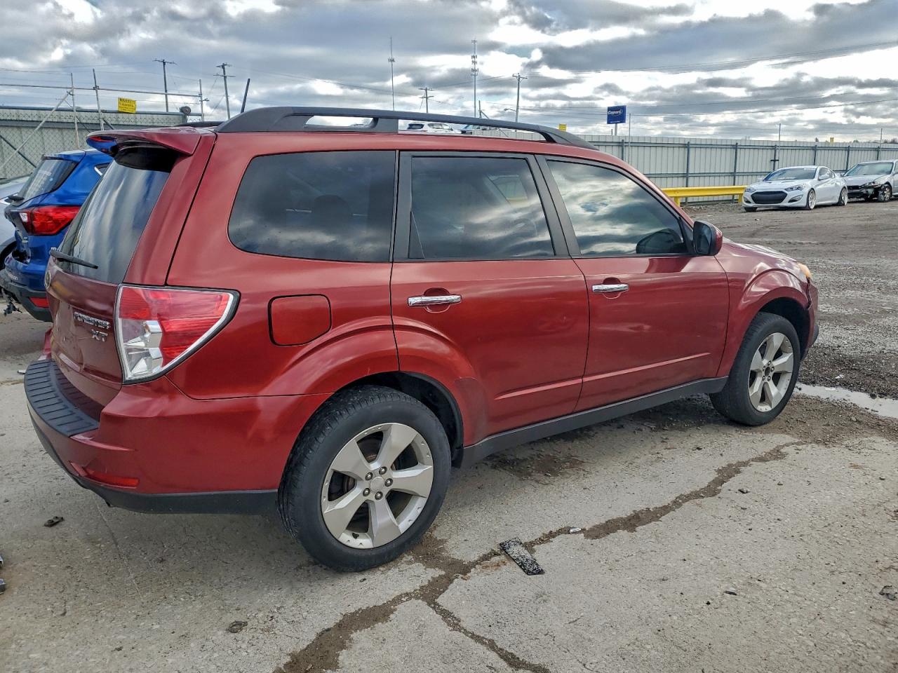 2010 Subaru Forester 2.5xt Limited Burgundy vin: JF2SH6FC3AH910848