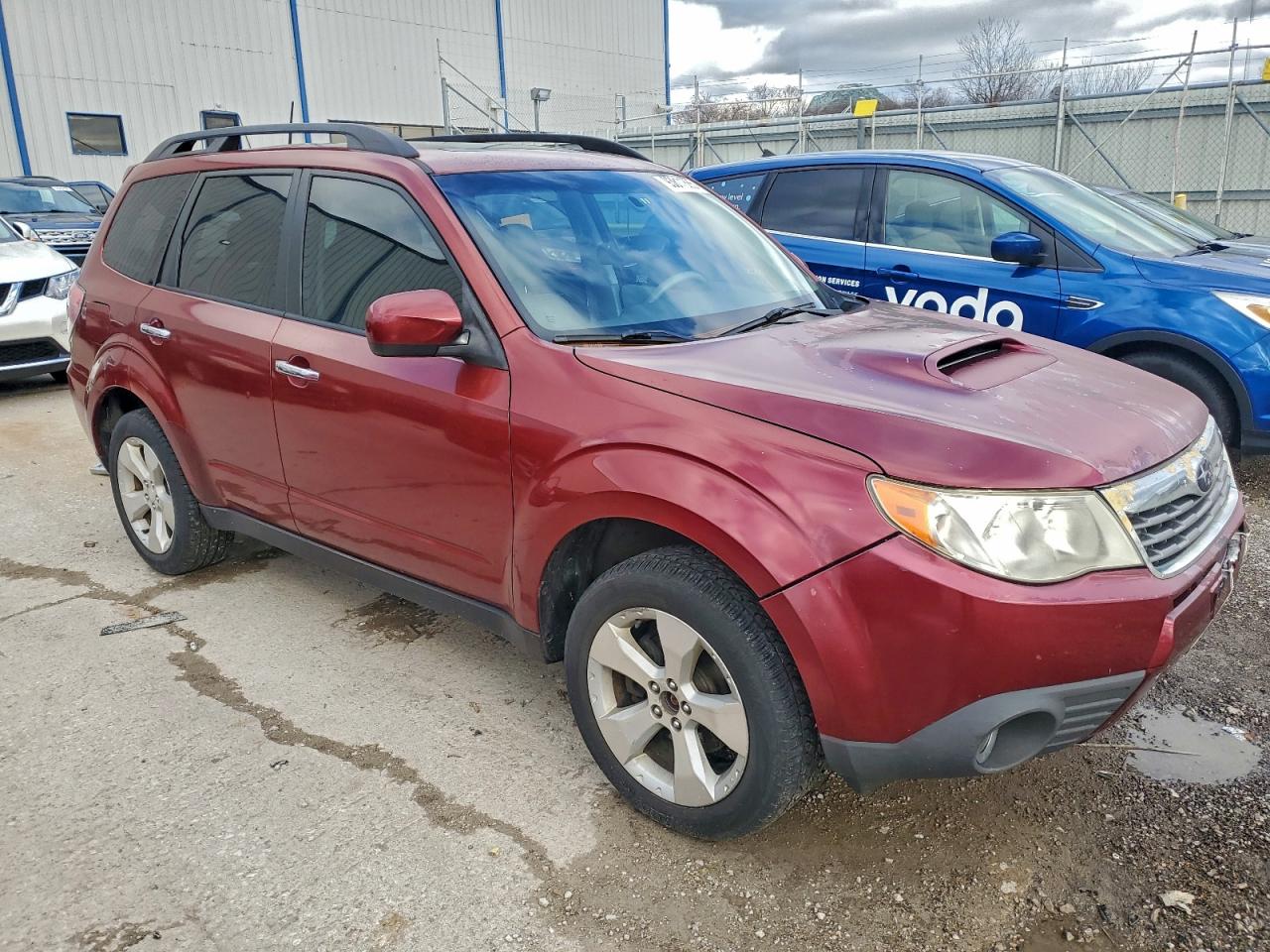 2010 Subaru Forester 2.5xt Limited Burgundy vin: JF2SH6FC3AH910848