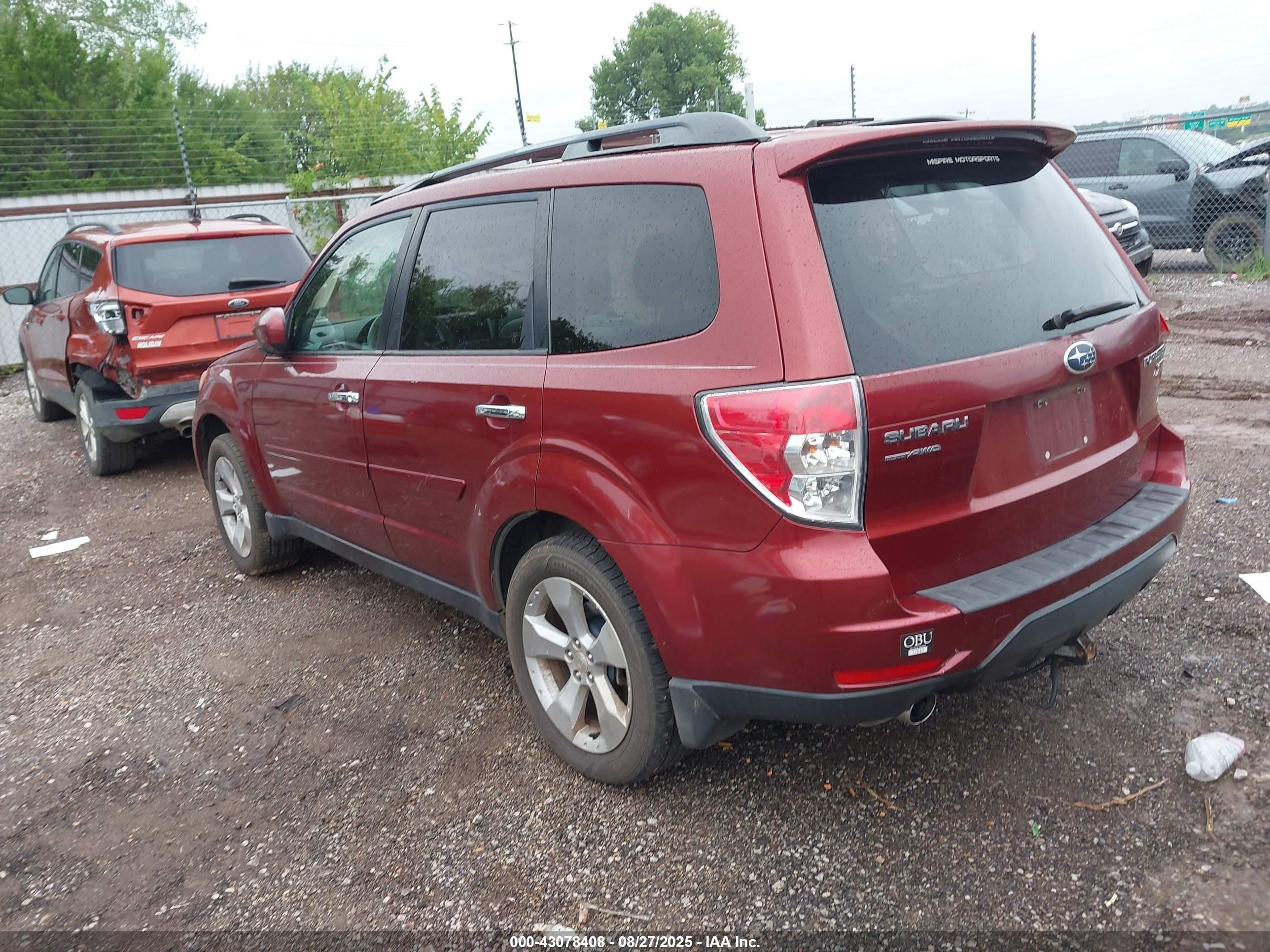 2010 Subaru Forester 2.5xt Limited Red vin: JF2SH6FC4AH715308