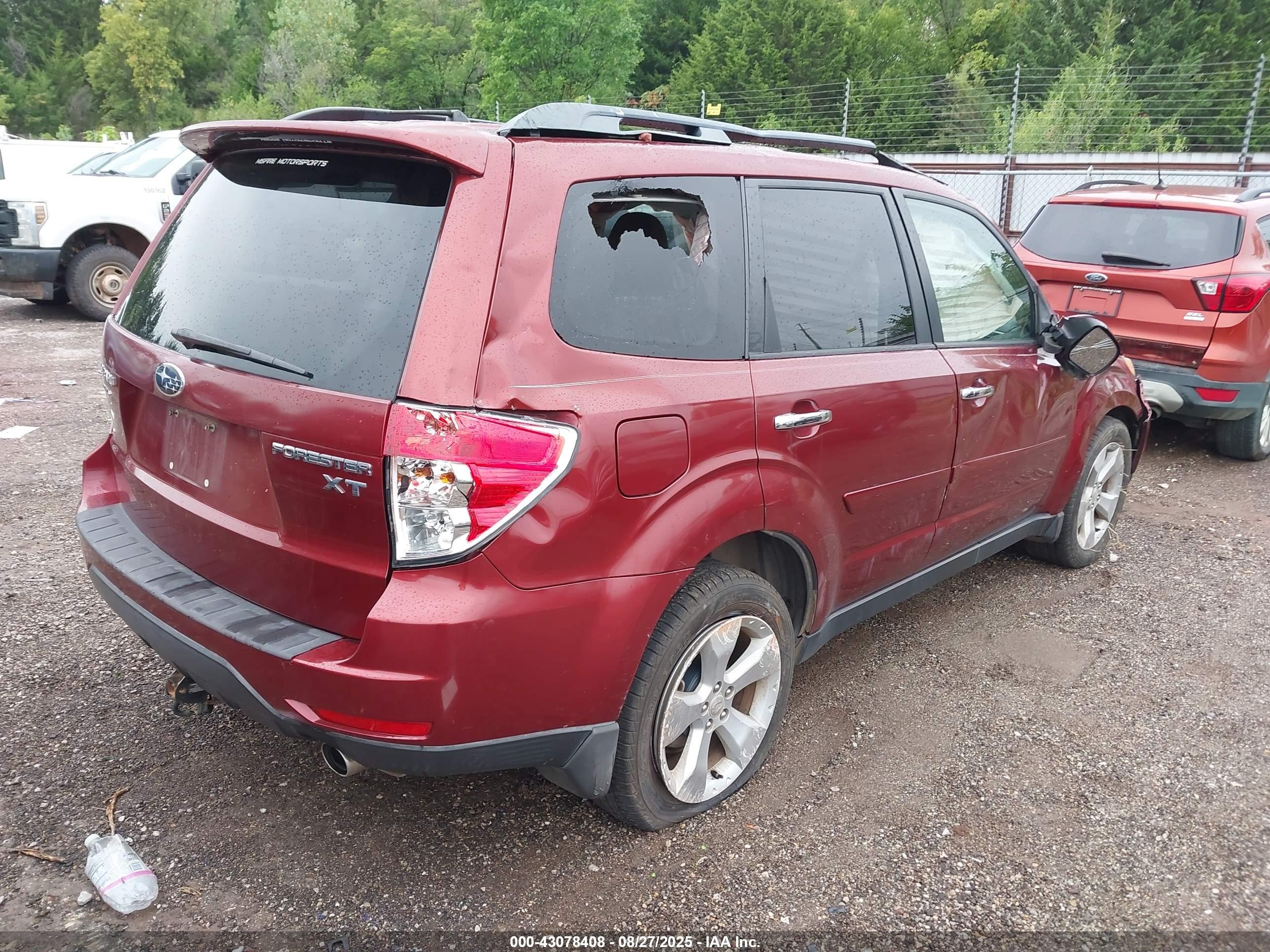 2010 Subaru Forester 2.5xt Limited Red vin: JF2SH6FC4AH715308