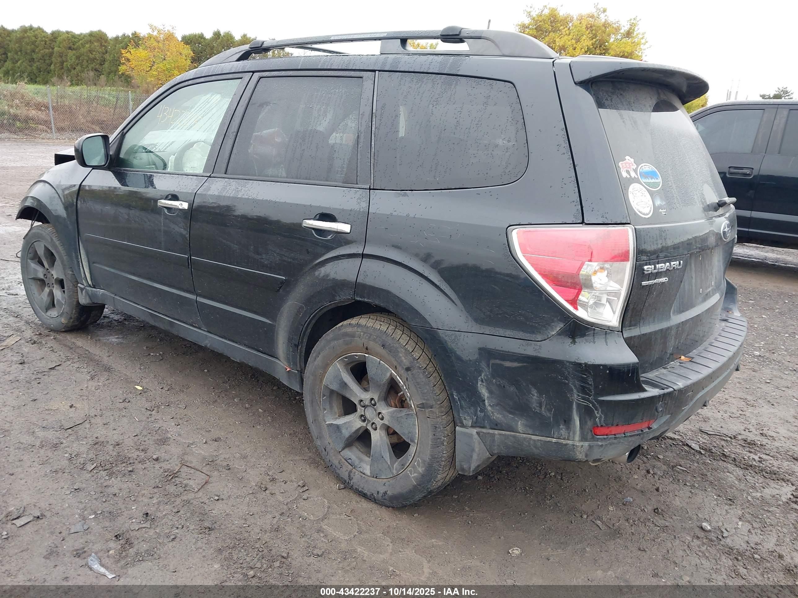 2010 Subaru Forester 2.5xt Limited Black vin: JF2SH6FC4AH772446