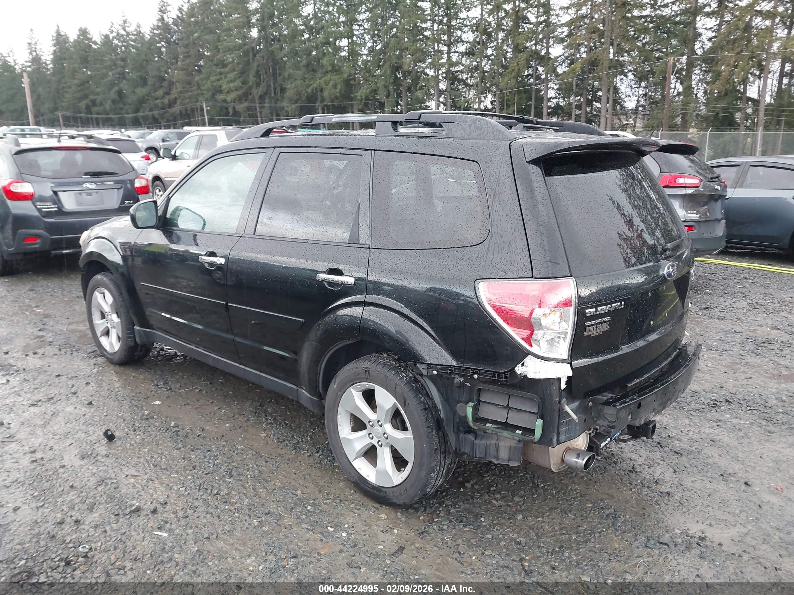 2010 Subaru Forester 2.5xt Limited Black vin: JF2SH6FC4AH791935