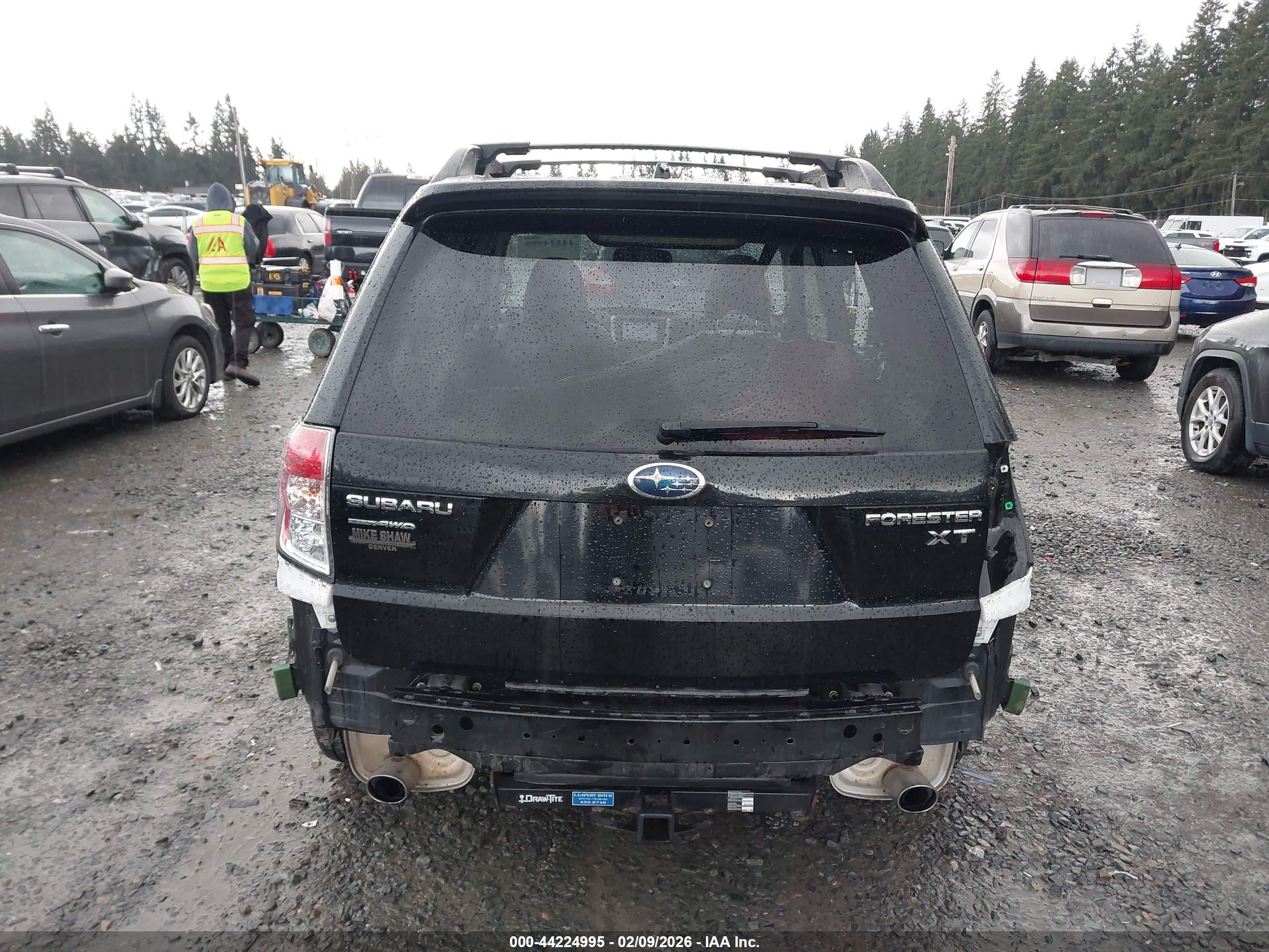 2010 Subaru Forester 2.5xt Limited Black vin: JF2SH6FC4AH791935