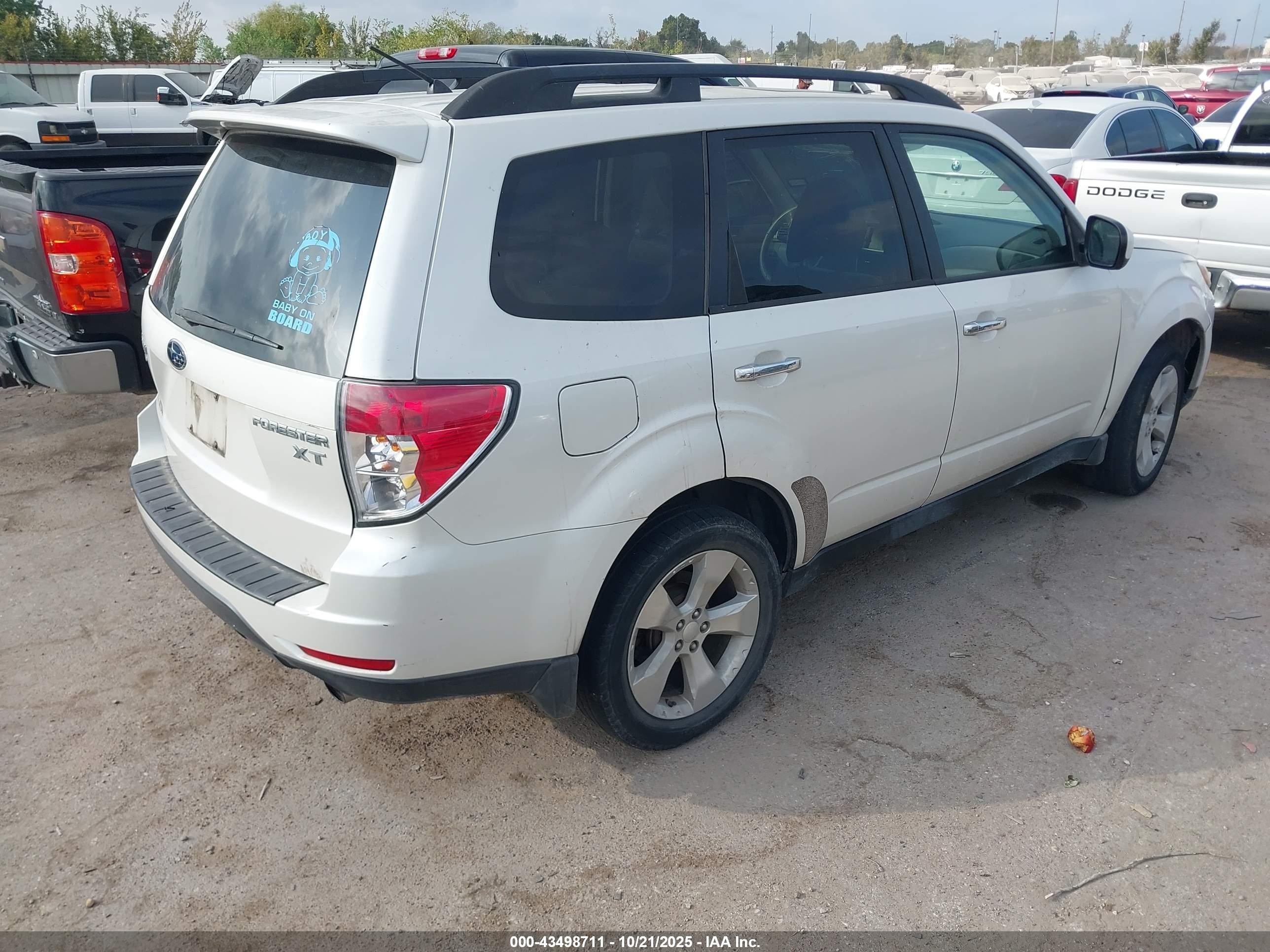 2010 Subaru Forester 2.5xt Limited White vin: JF2SH6FC5AH730013