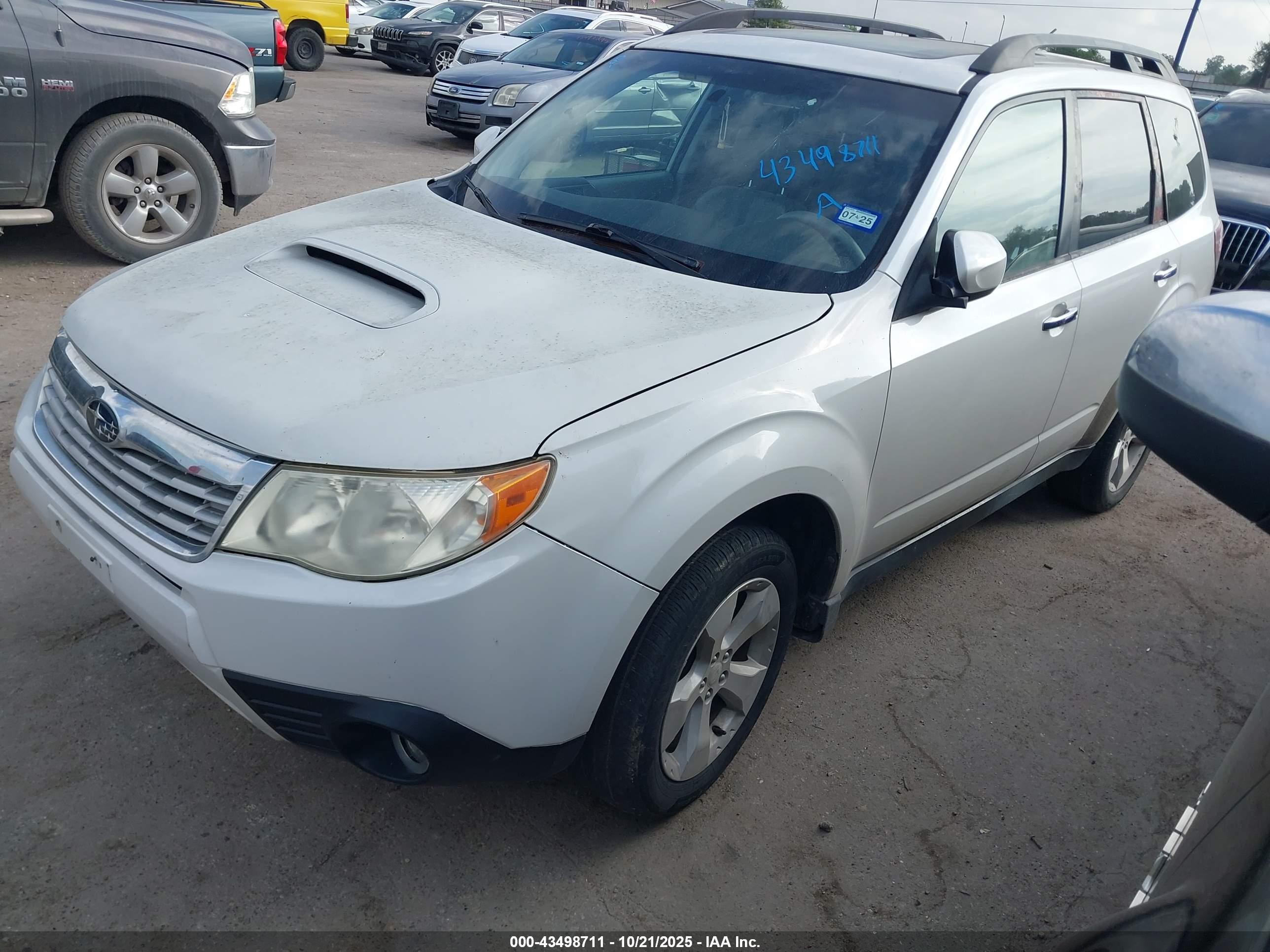 2010 Subaru Forester 2.5xt Limited White vin: JF2SH6FC5AH730013