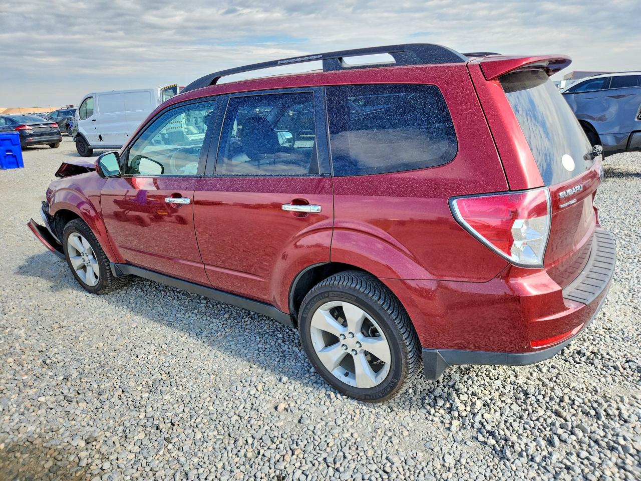 2010 Subaru Forester 2.5xt Limited Burgundy vin: JF2SH6FC5AH797601