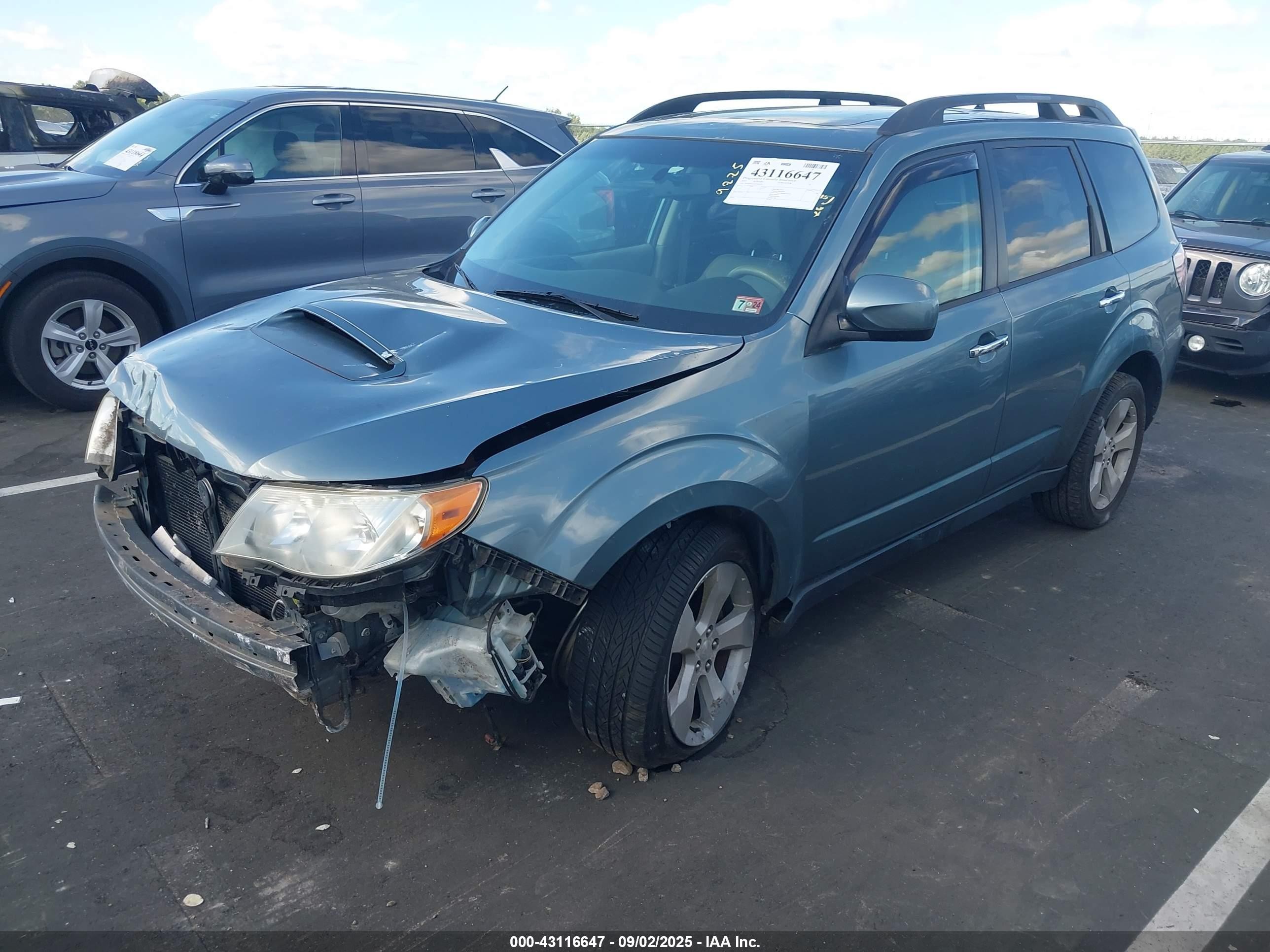 2010 Subaru Forester 2.5xt Limited Teal vin: JF2SH6FC6AH705654