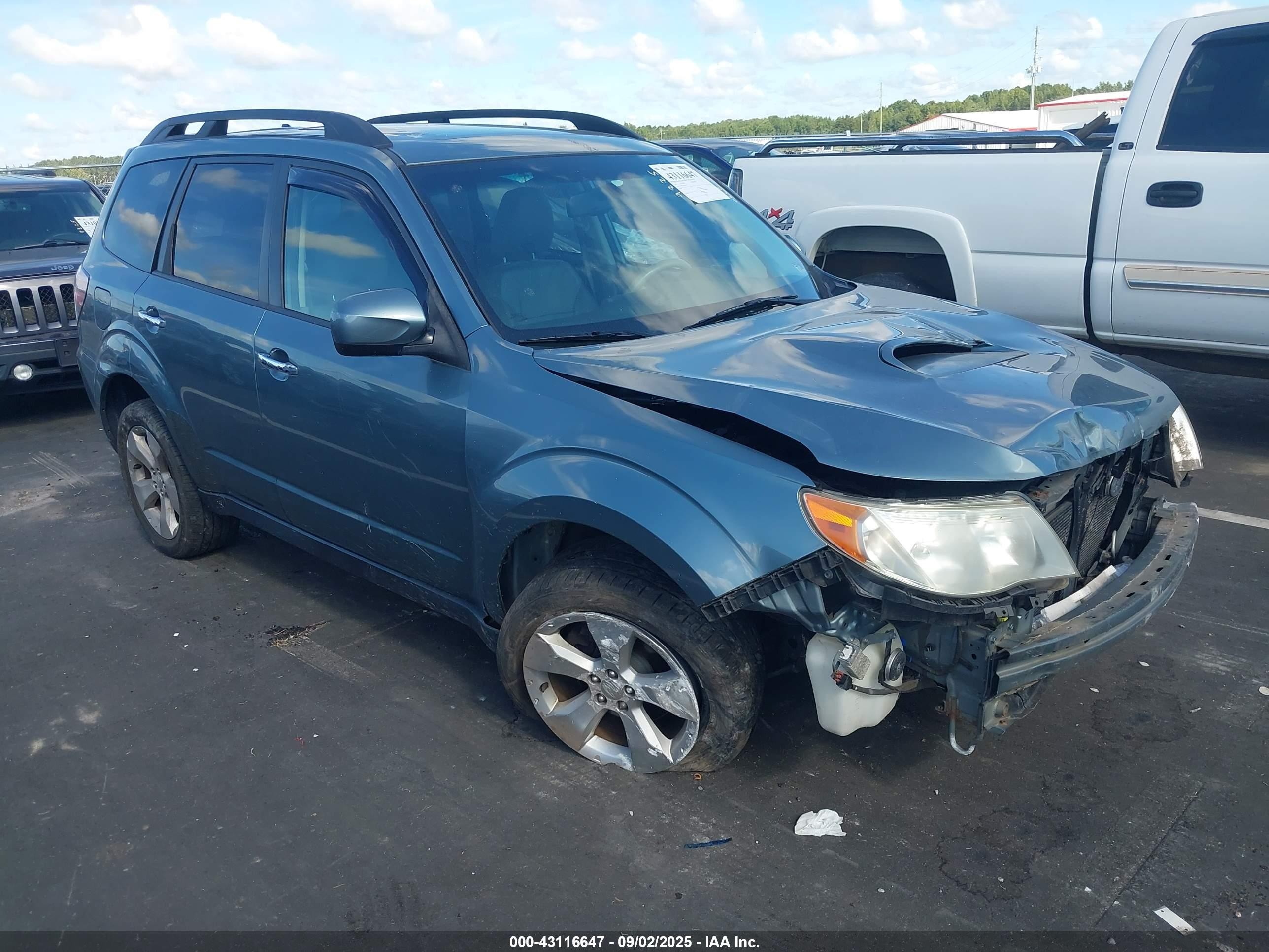 2010 Subaru Forester 2.5xt Limited Teal vin: JF2SH6FC6AH705654