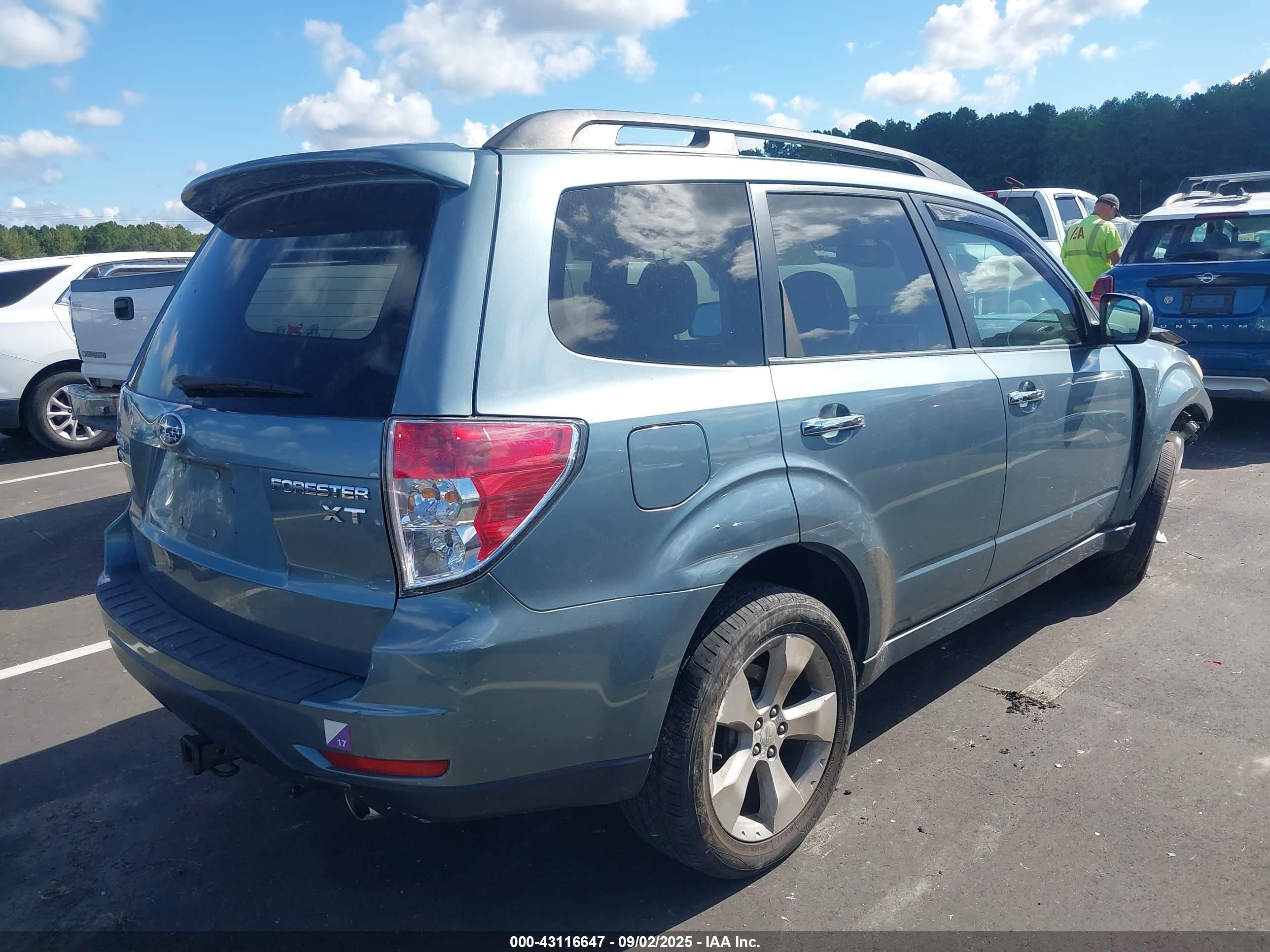 2010 Subaru Forester 2.5xt Limited Teal vin: JF2SH6FC6AH705654