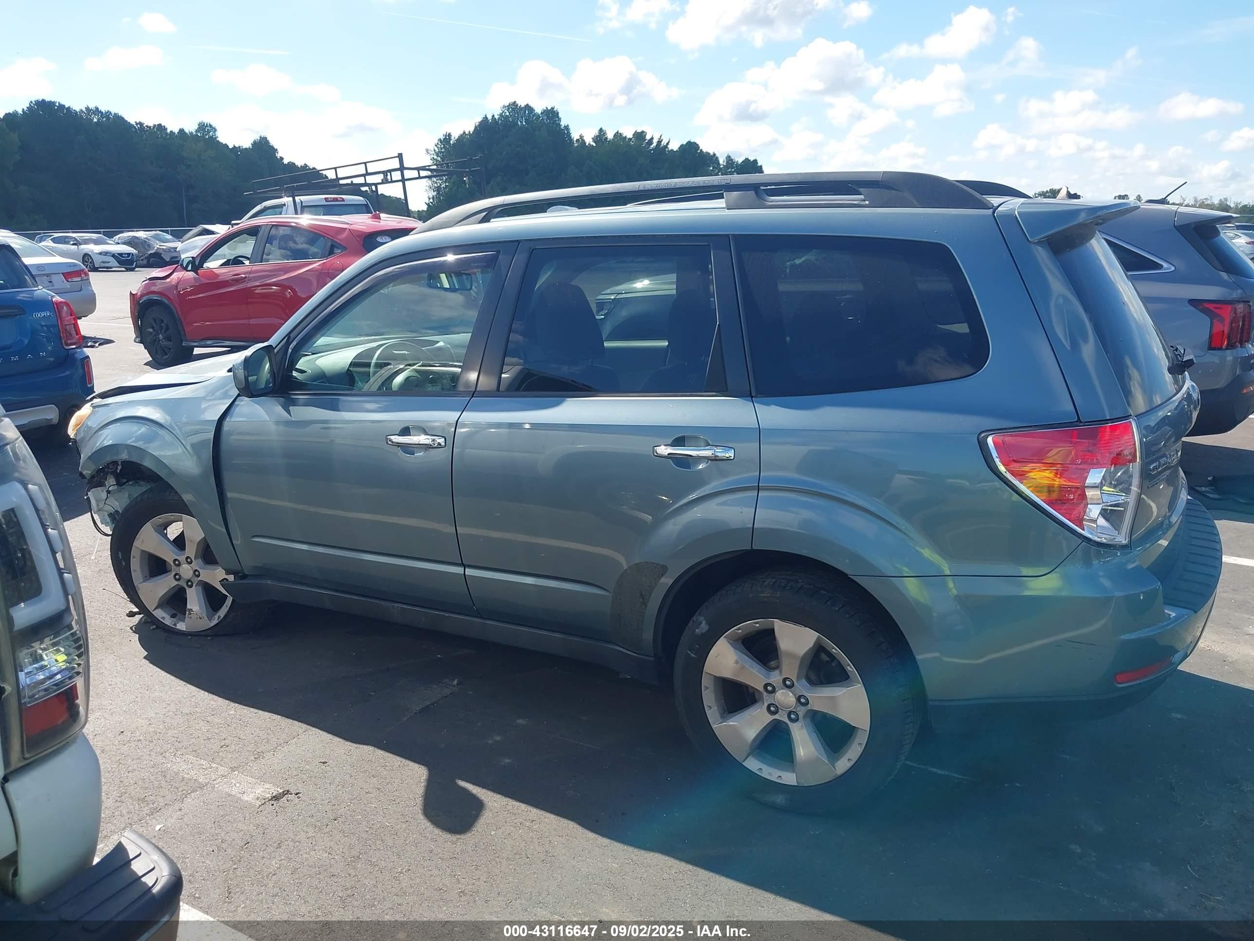 2010 Subaru Forester 2.5xt Limited Teal vin: JF2SH6FC6AH705654
