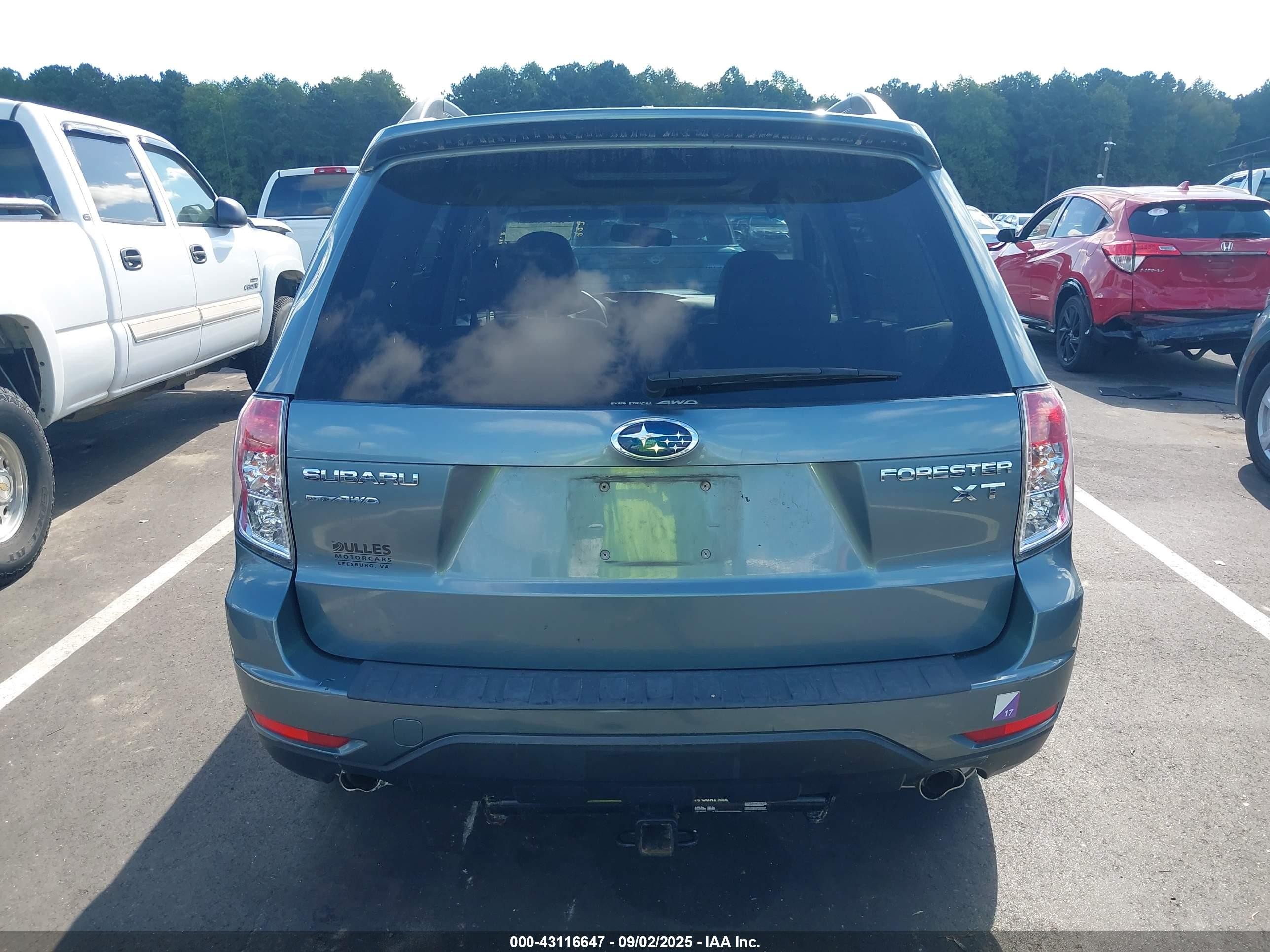 2010 Subaru Forester 2.5xt Limited Teal vin: JF2SH6FC6AH705654