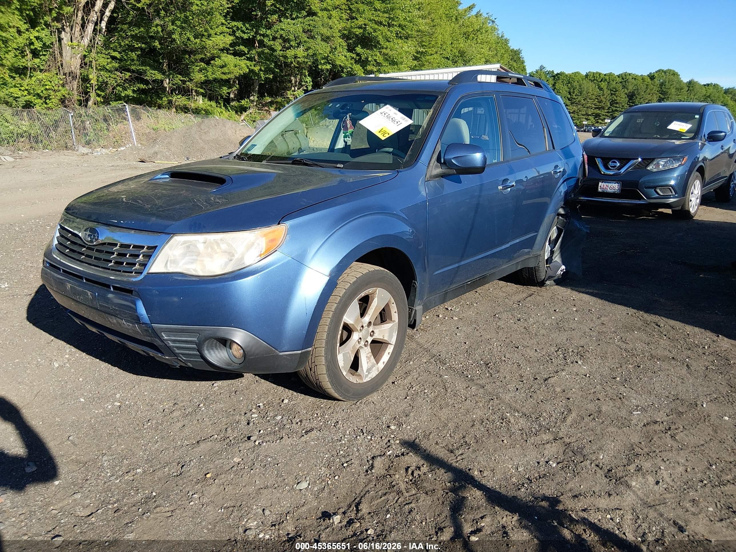 2010 Subaru Forester 2.5xt Limited Синий vin: JF2SH6FC6AH732224