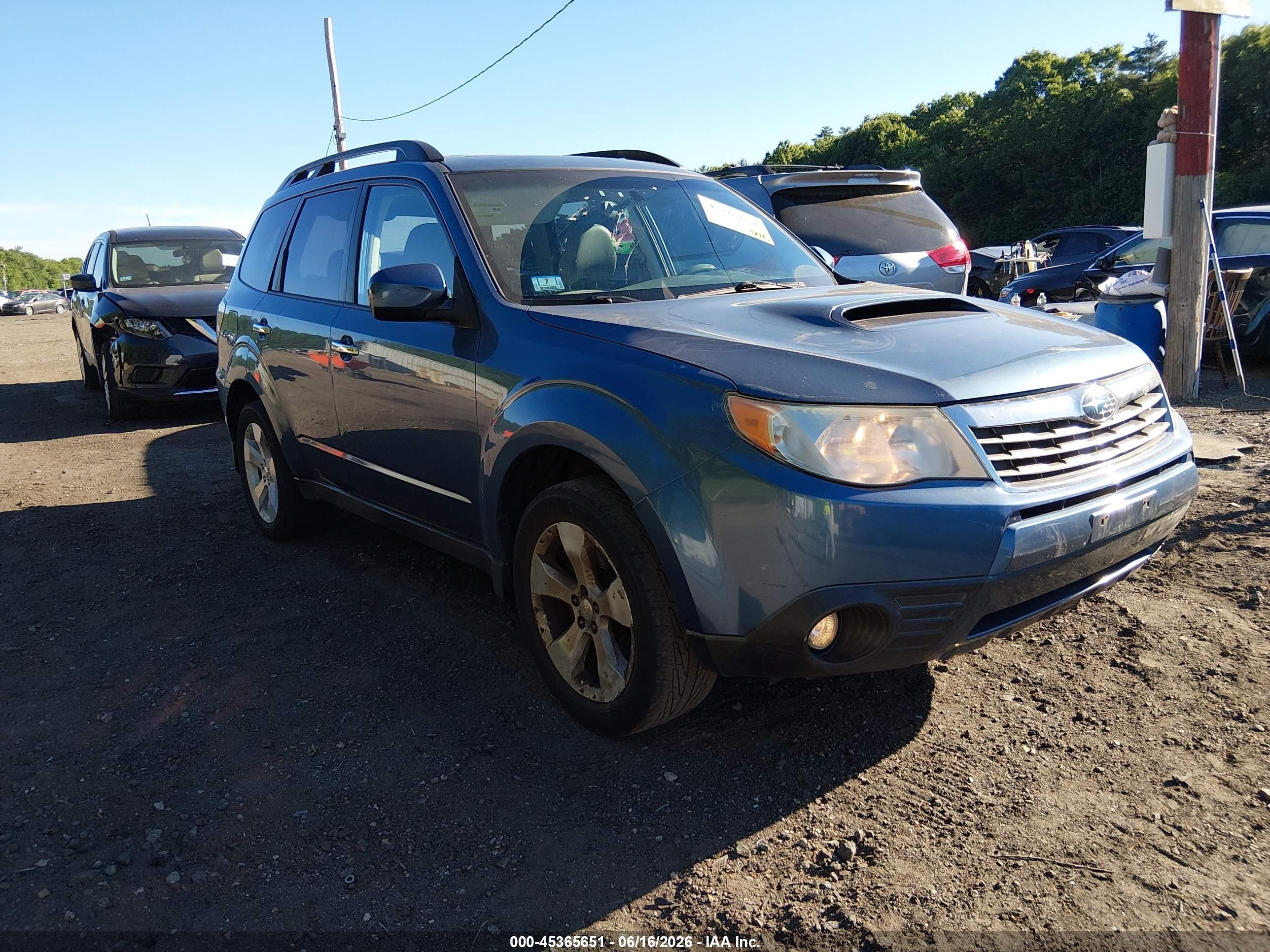2010 Subaru Forester 2.5xt Limited Blue vin: JF2SH6FC6AH732224